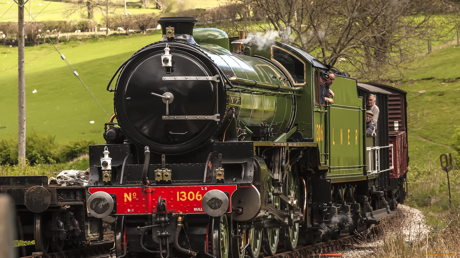 техника, паровозы, паровоз, дорога, рельсы, железная