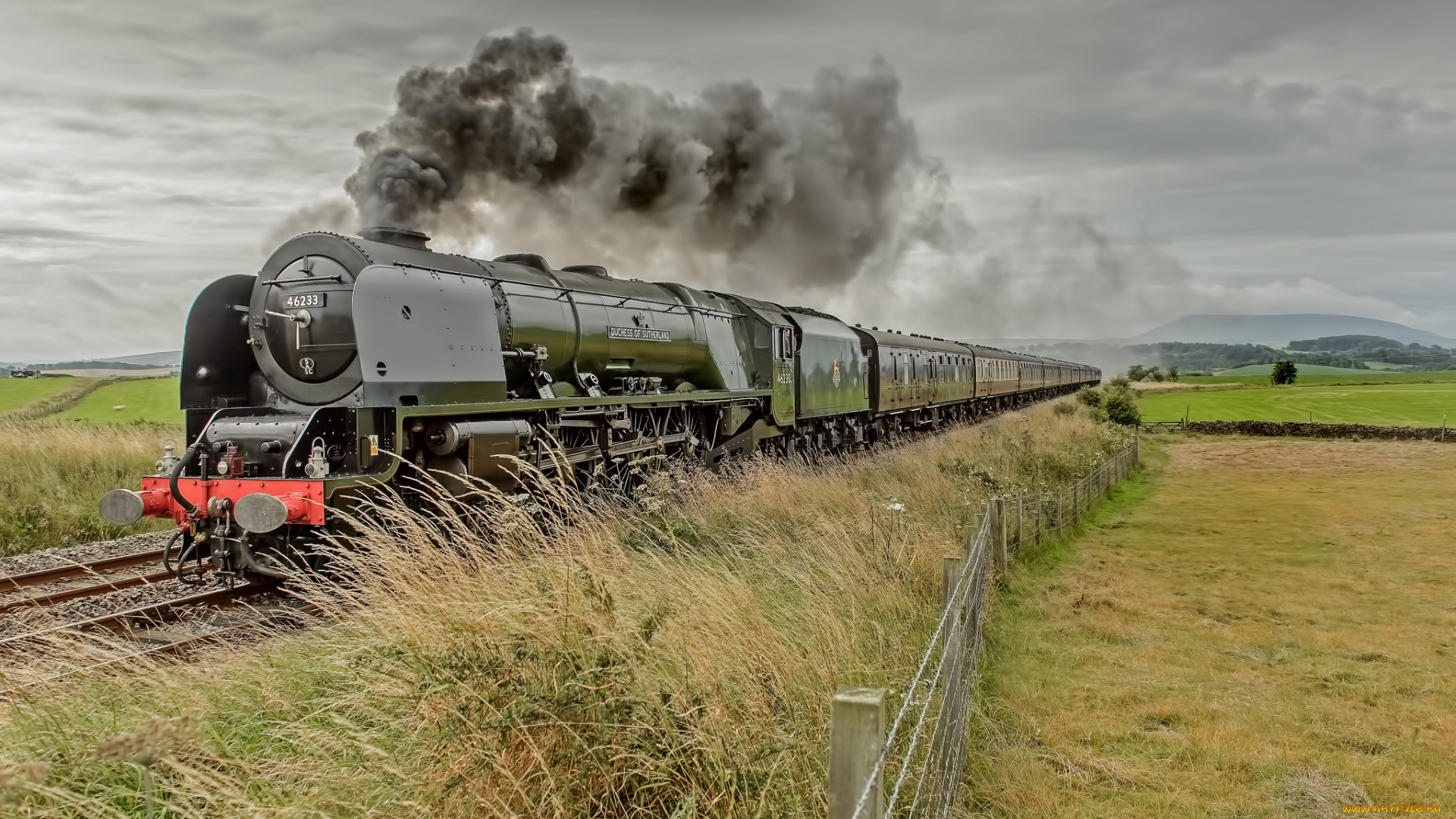 техника, паровозы, паровоз, дорога, рельсы, железная