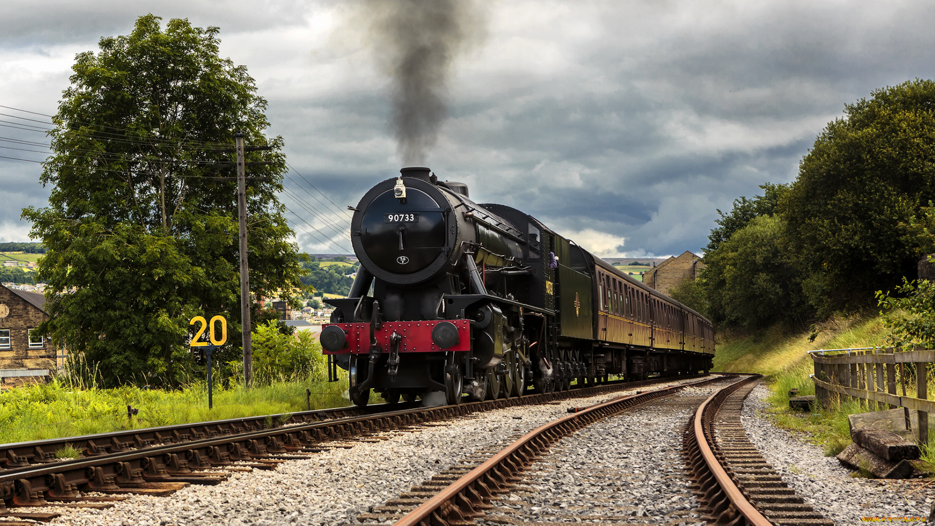 техника, паровозы, паровоз, рельсы, дорога, железная