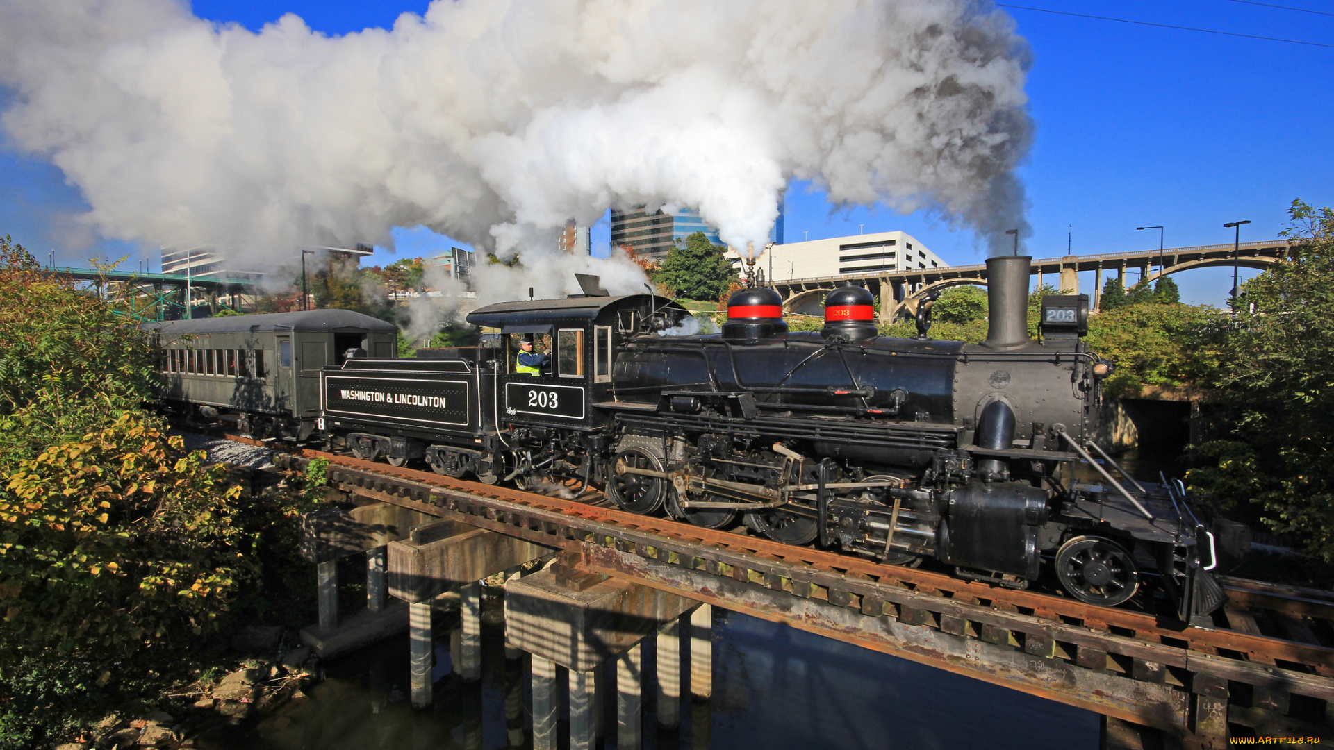 техника, паровозы, паровоз, рельсы, дорога, железная