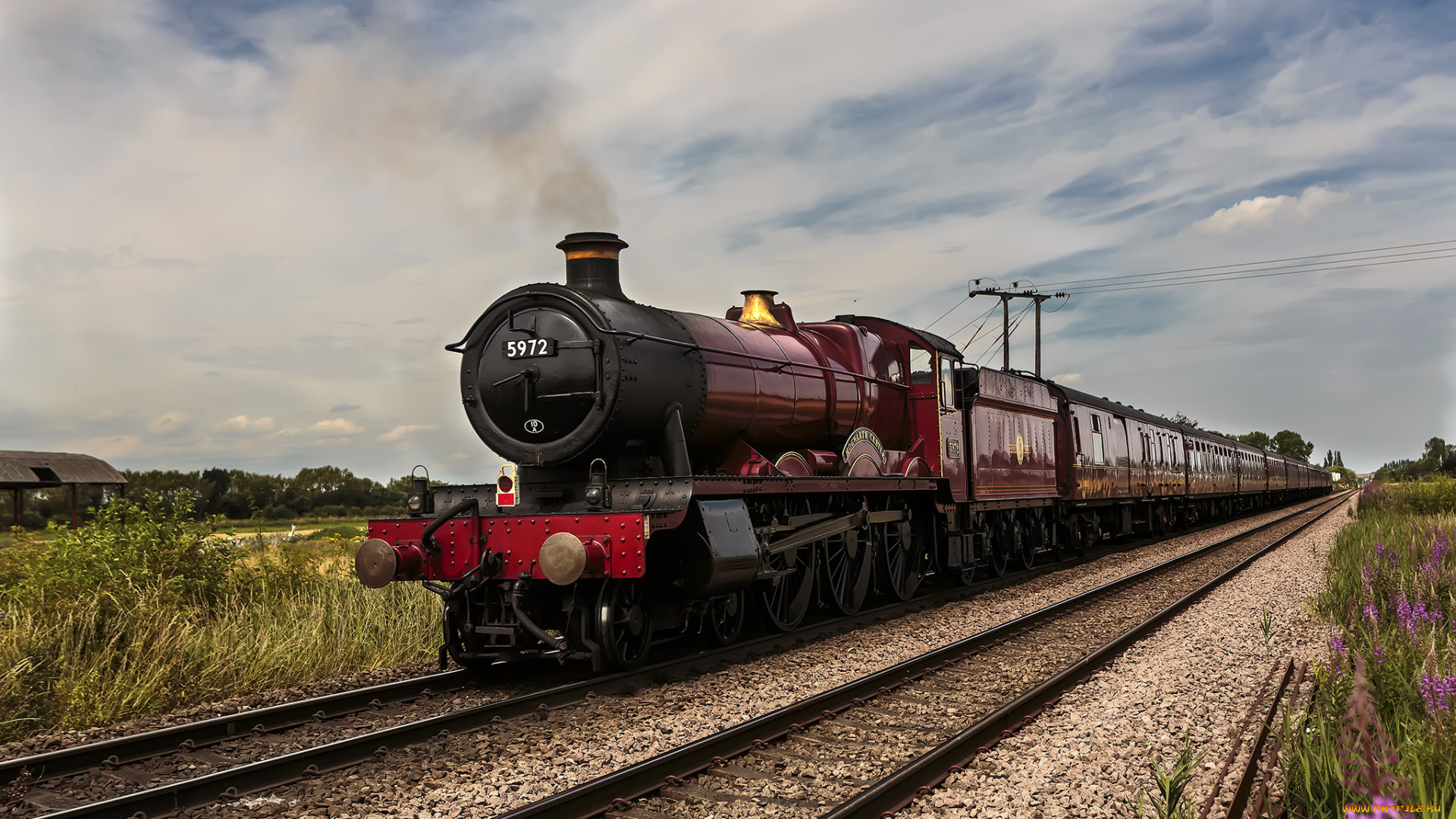 техника, паровозы, паровоз, рельсы, дорога, железная