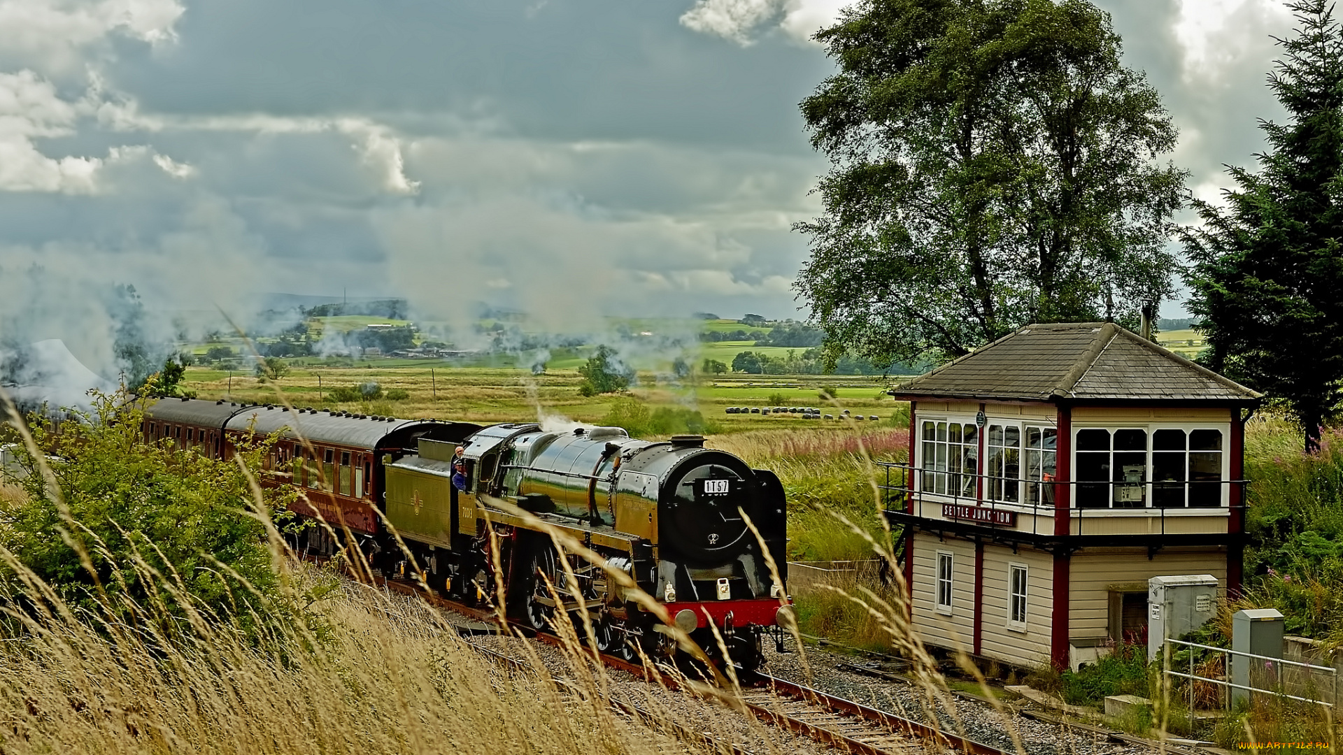 техника, паровозы, паровоз, рельсы, дорога, железная