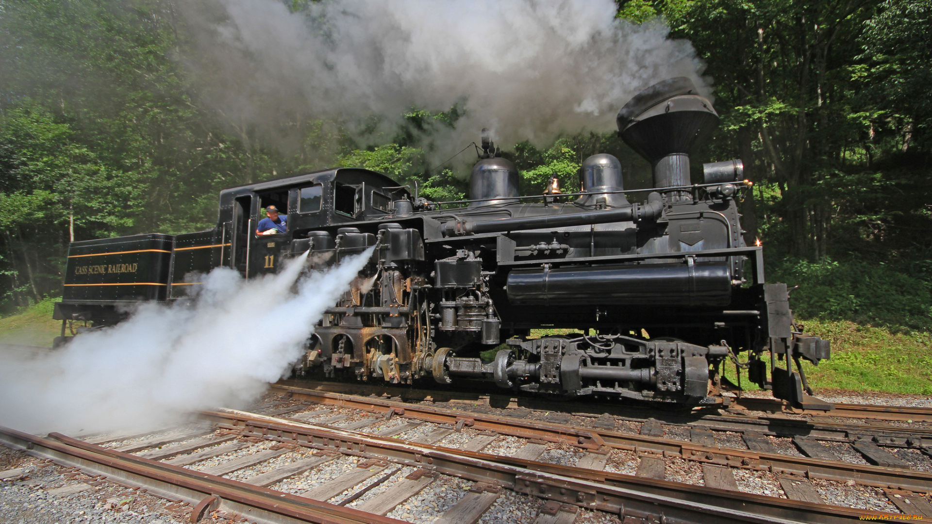 техника, паровозы, железная, паровоз, рельсы, дорога