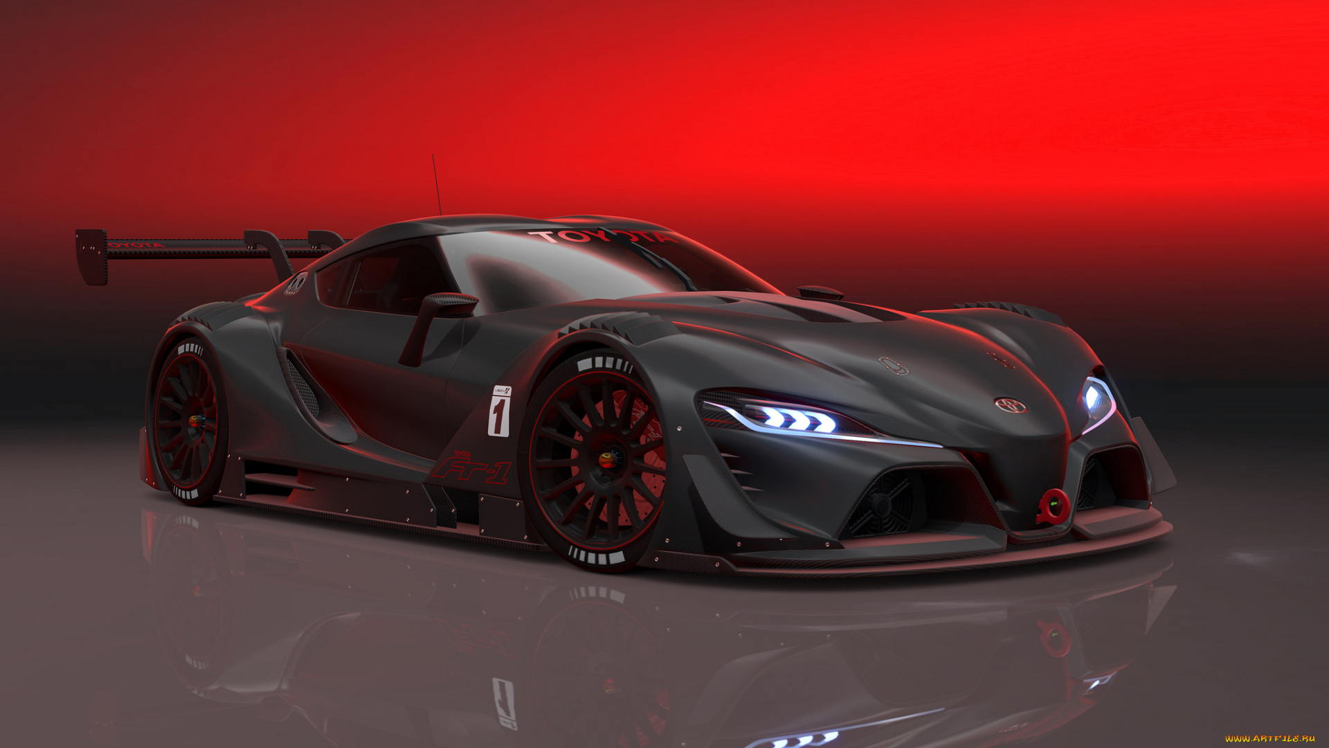 toyota, ft-1, vision, gt, автомобили, toyota, спорткар