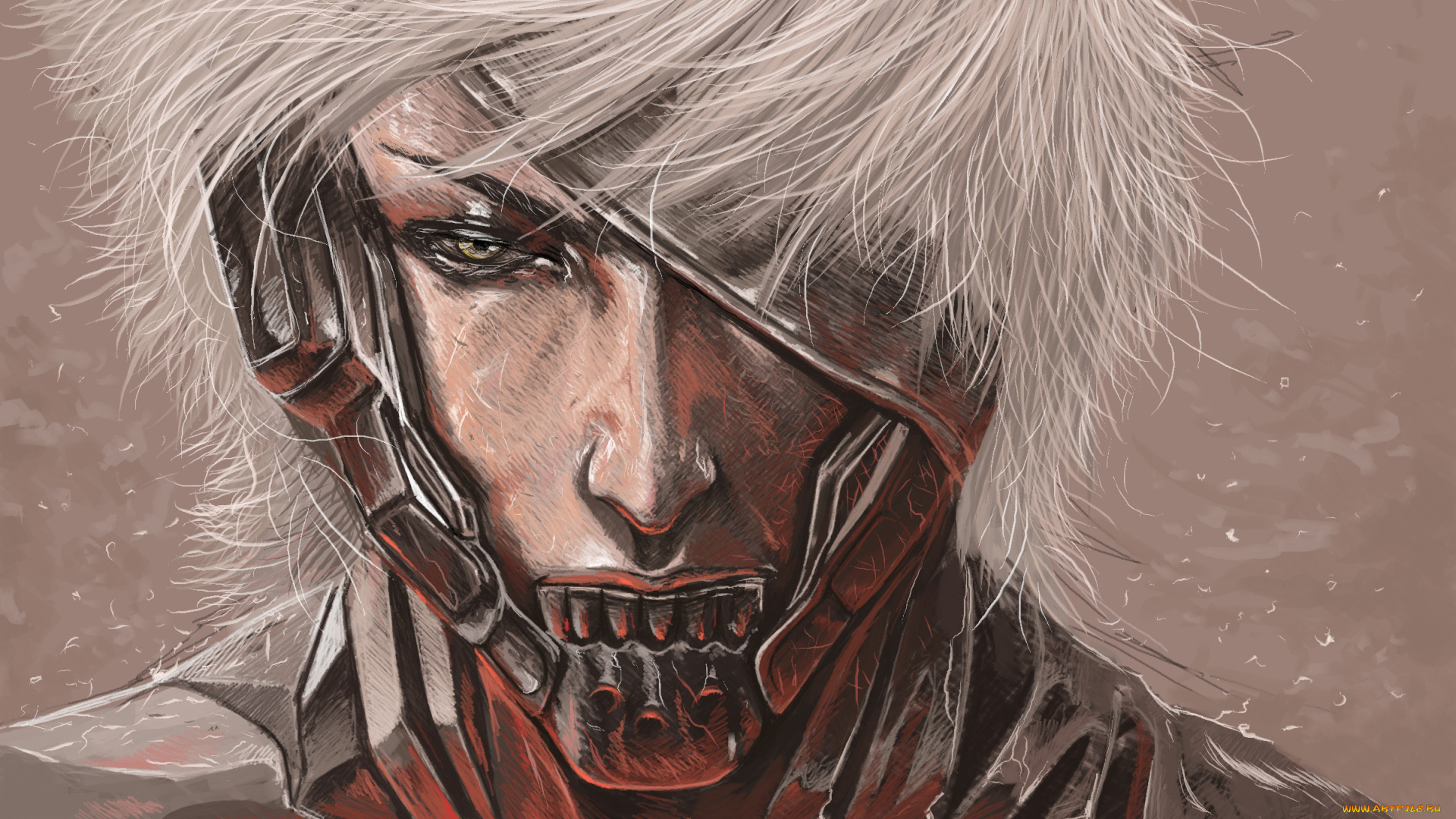 видео, игры, metal, gear, rising, , revengeance, лицо, raiden, mgr, metal, gear, rising, revengeance