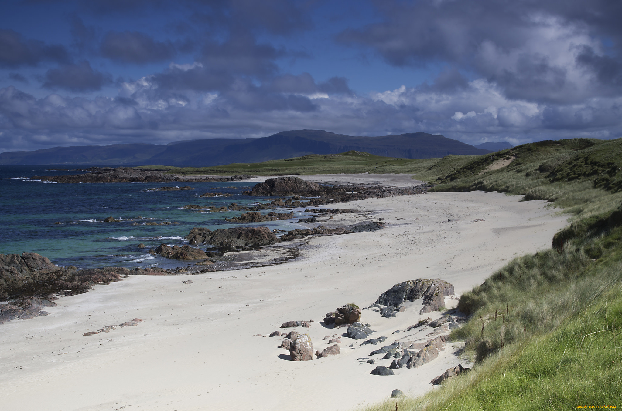 природа, побережье, пейзаж, берег, небо, море