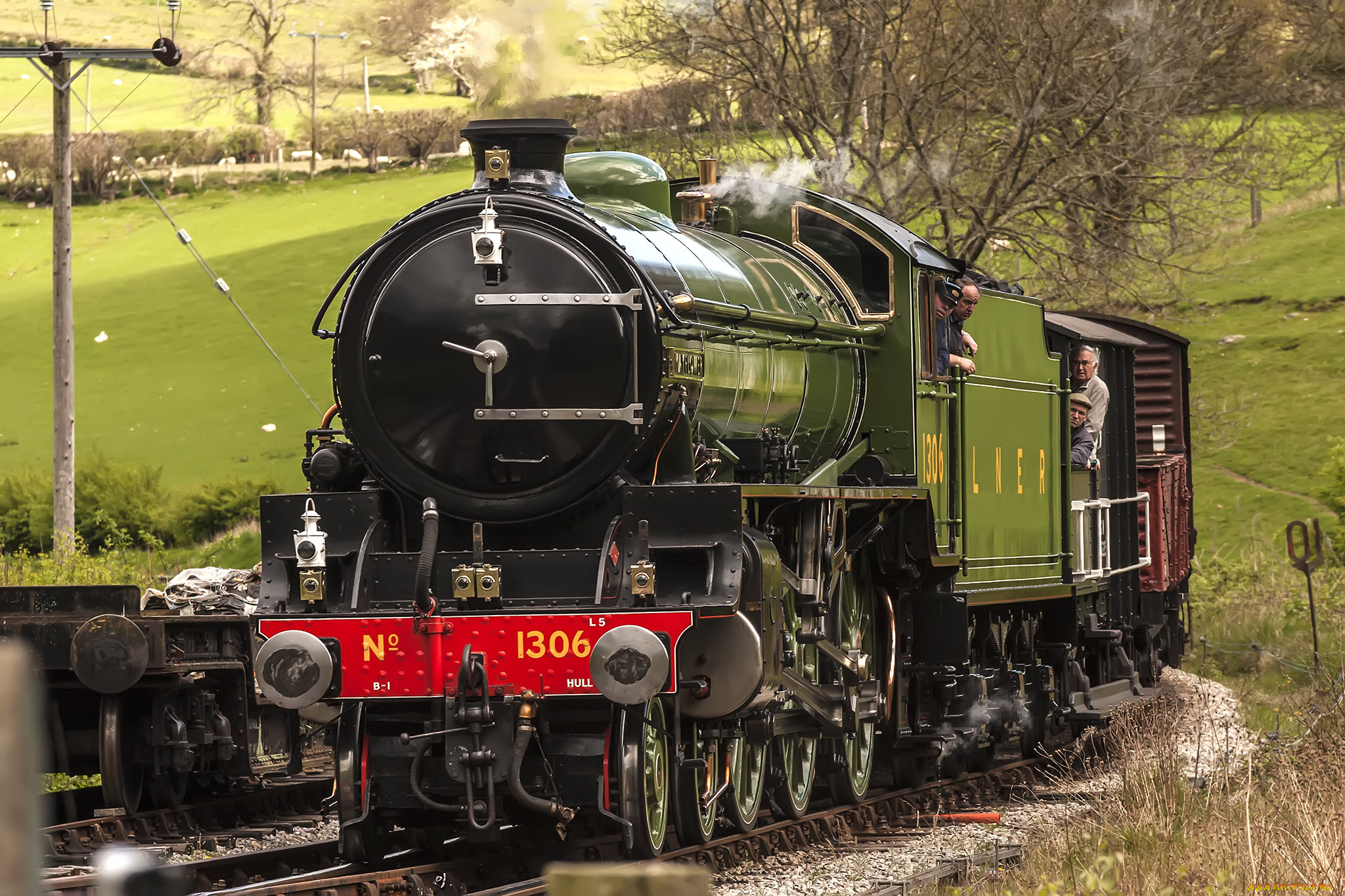 техника, паровозы, паровоз, дорога, рельсы, железная