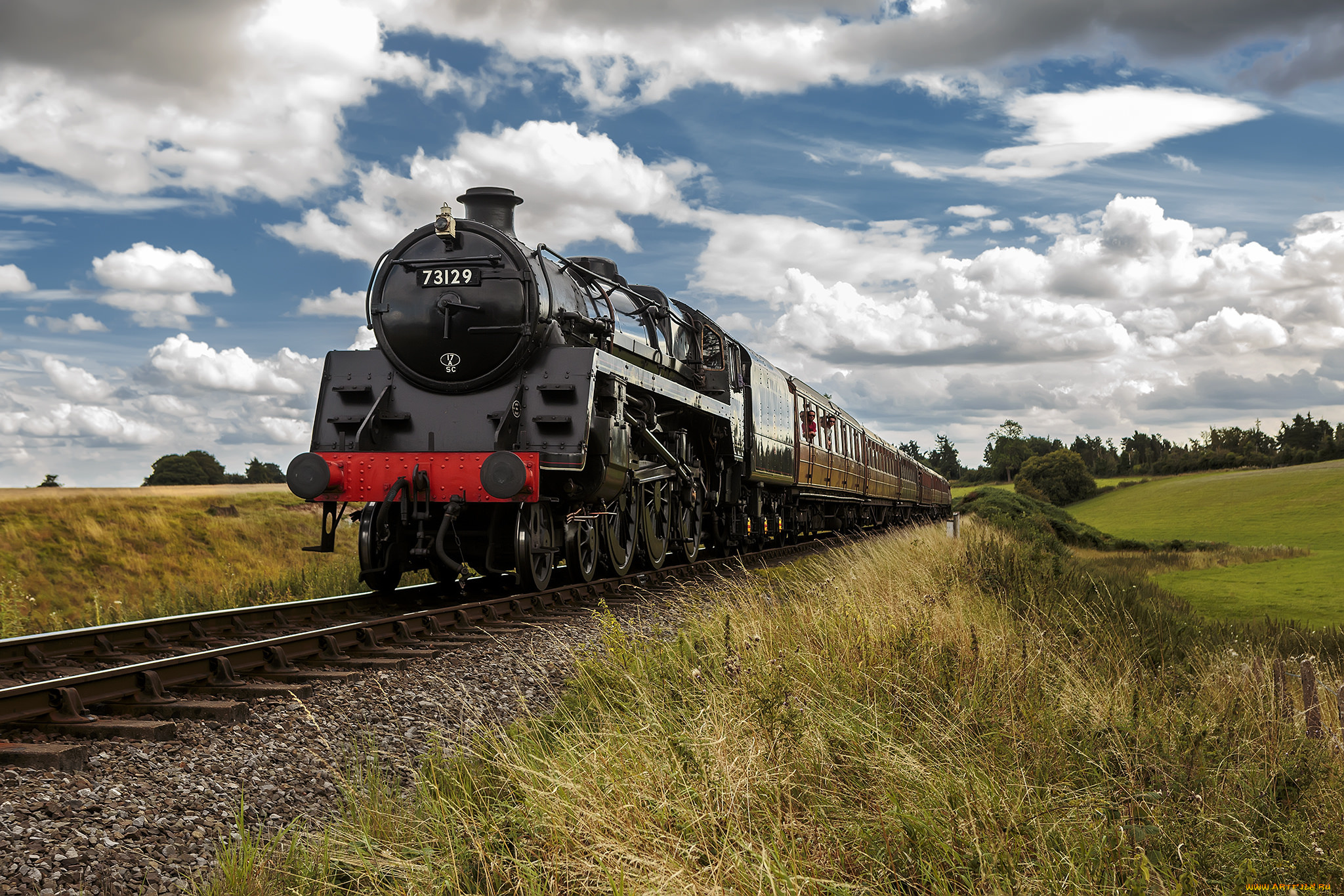 техника, паровозы, паровоз, рельсы, дорога, железная