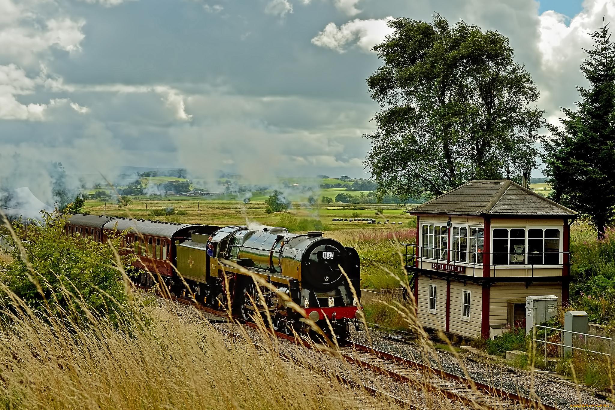 техника, паровозы, паровоз, рельсы, дорога, железная