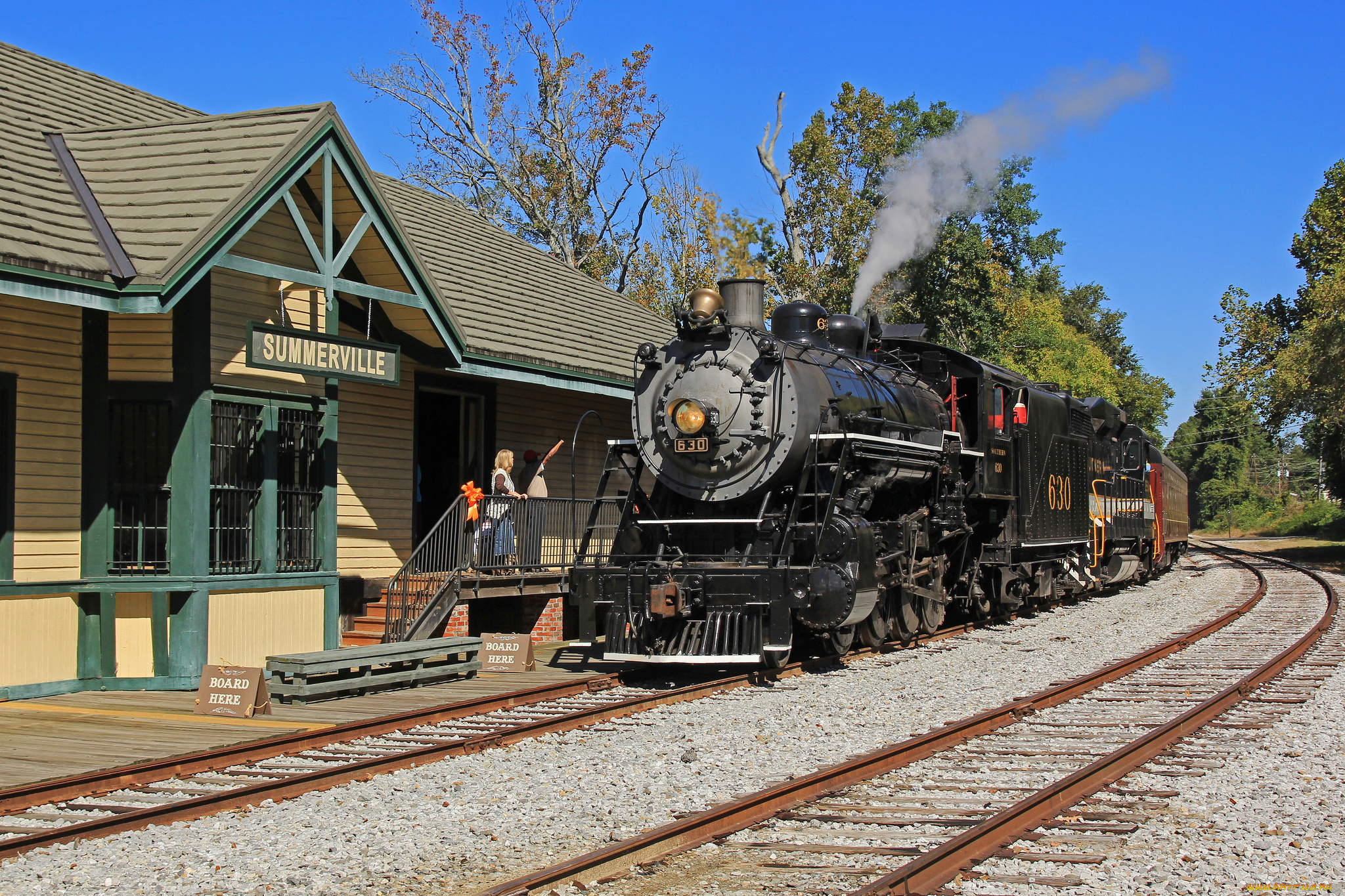 техника, паровозы, паровоз, рельсы, железная, дорога