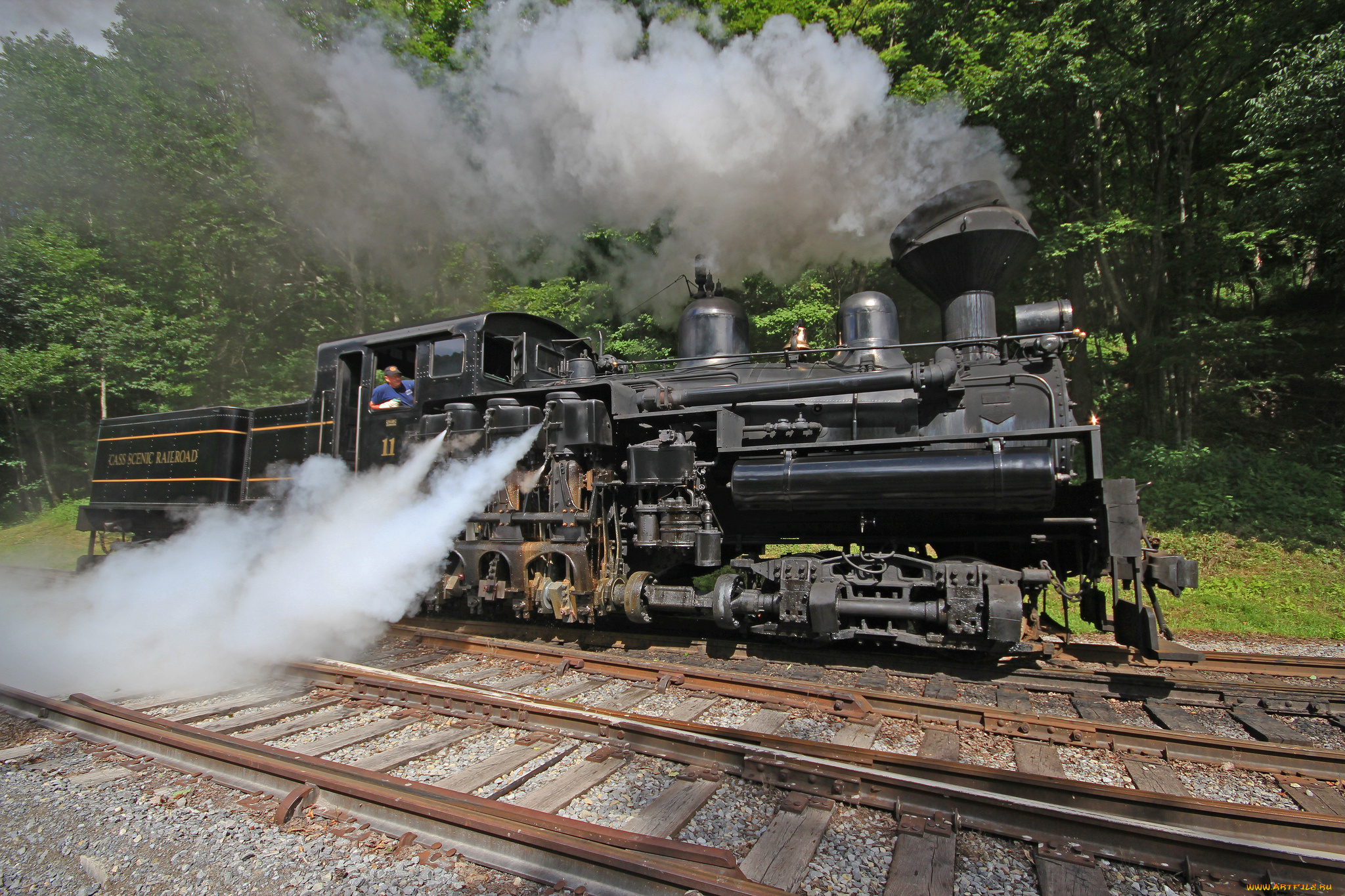 техника, паровозы, железная, паровоз, рельсы, дорога