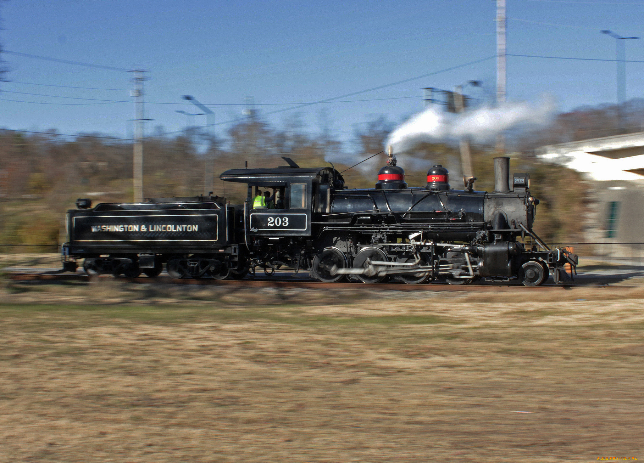 техника, паровозы, железная, паровоз, рельсы, дорога