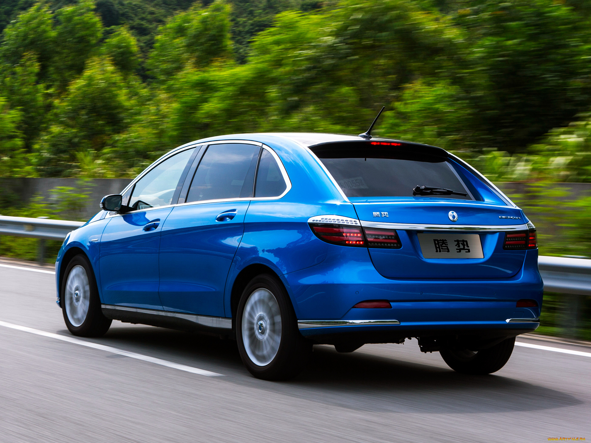 автомобили, denza, 2014г, синий