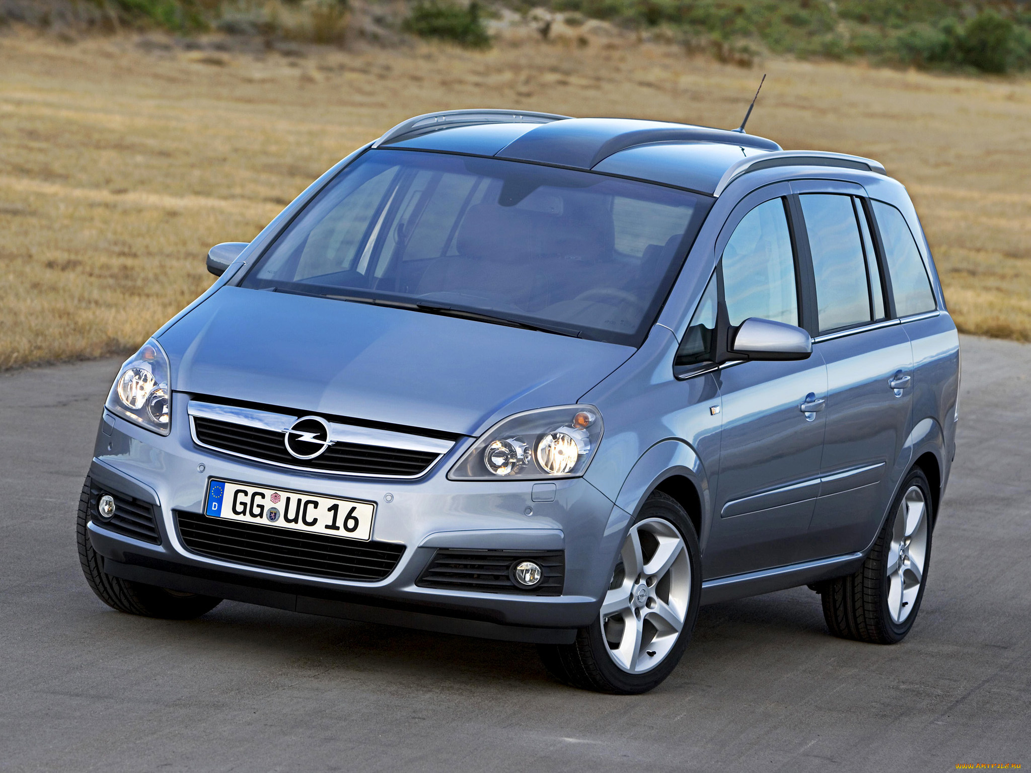 автомобили, opel, b, turbo, zafira, 2-0, серый