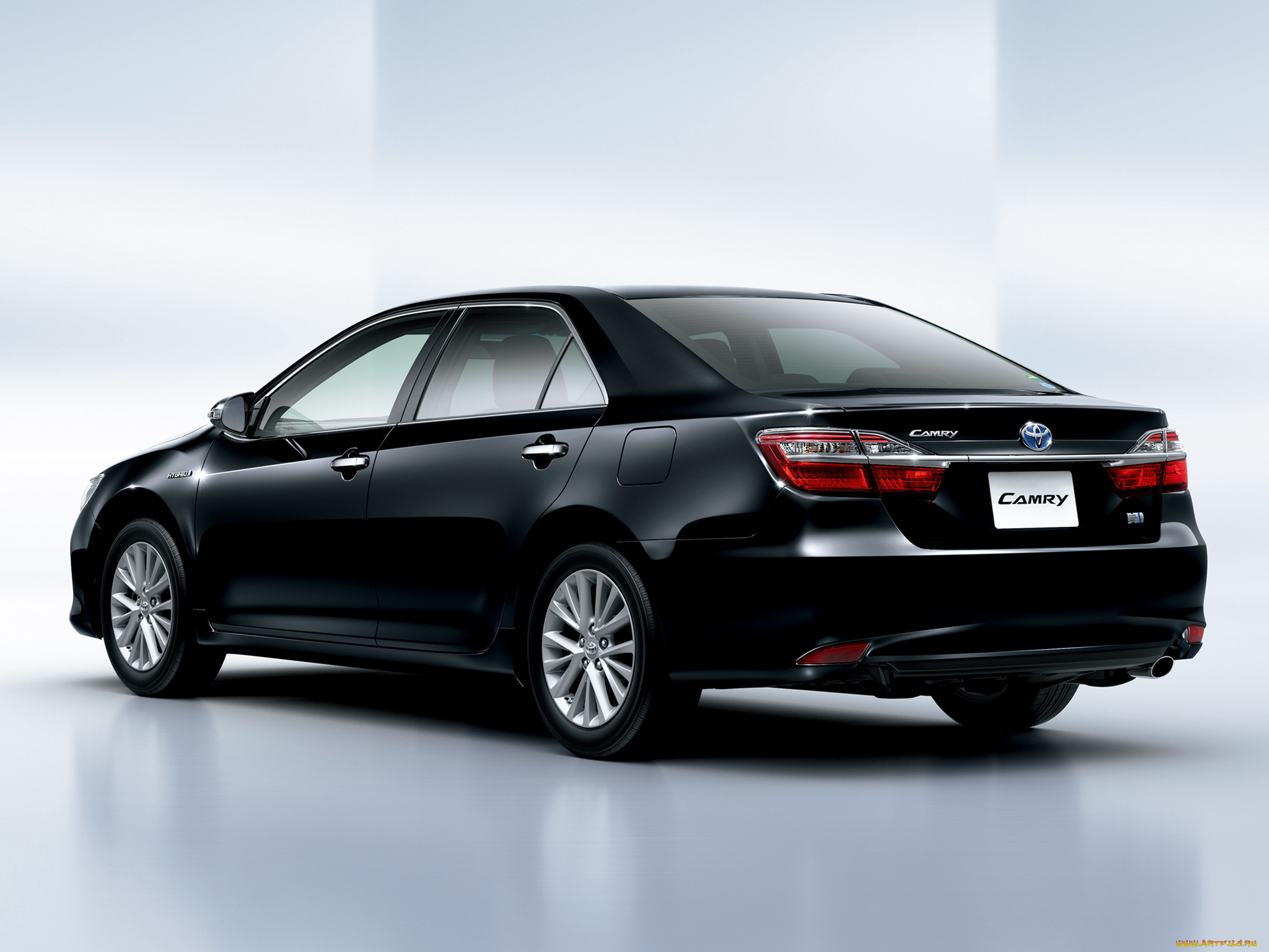 автомобили, toyota, camry, 2014г, темный, jp-spec, hybrid