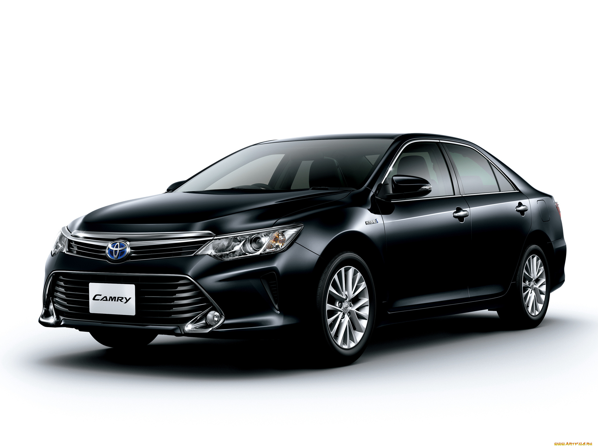 автомобили, toyota, темный, 2014г, camry, jp-spec, hybrid
