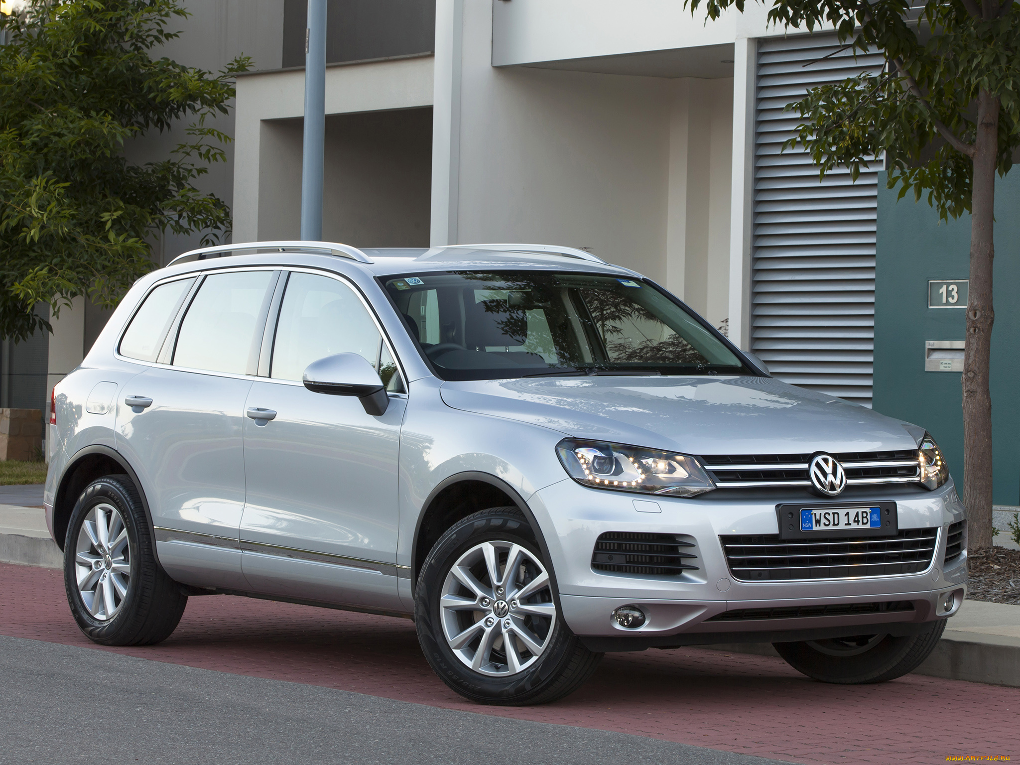 автомобили, volkswagen, серый, au-spec, touareg, v6, tdi