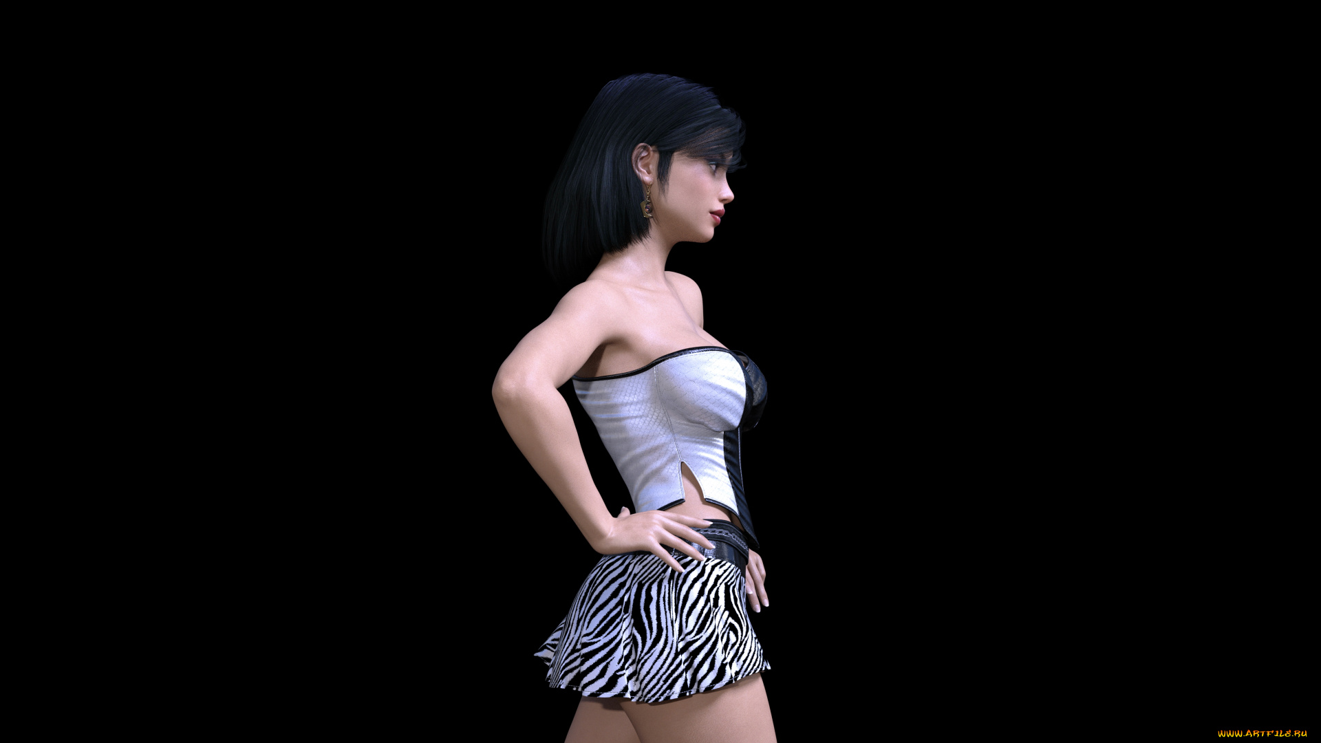 3д, графика, люди, , people, девушка, взгляд, фон