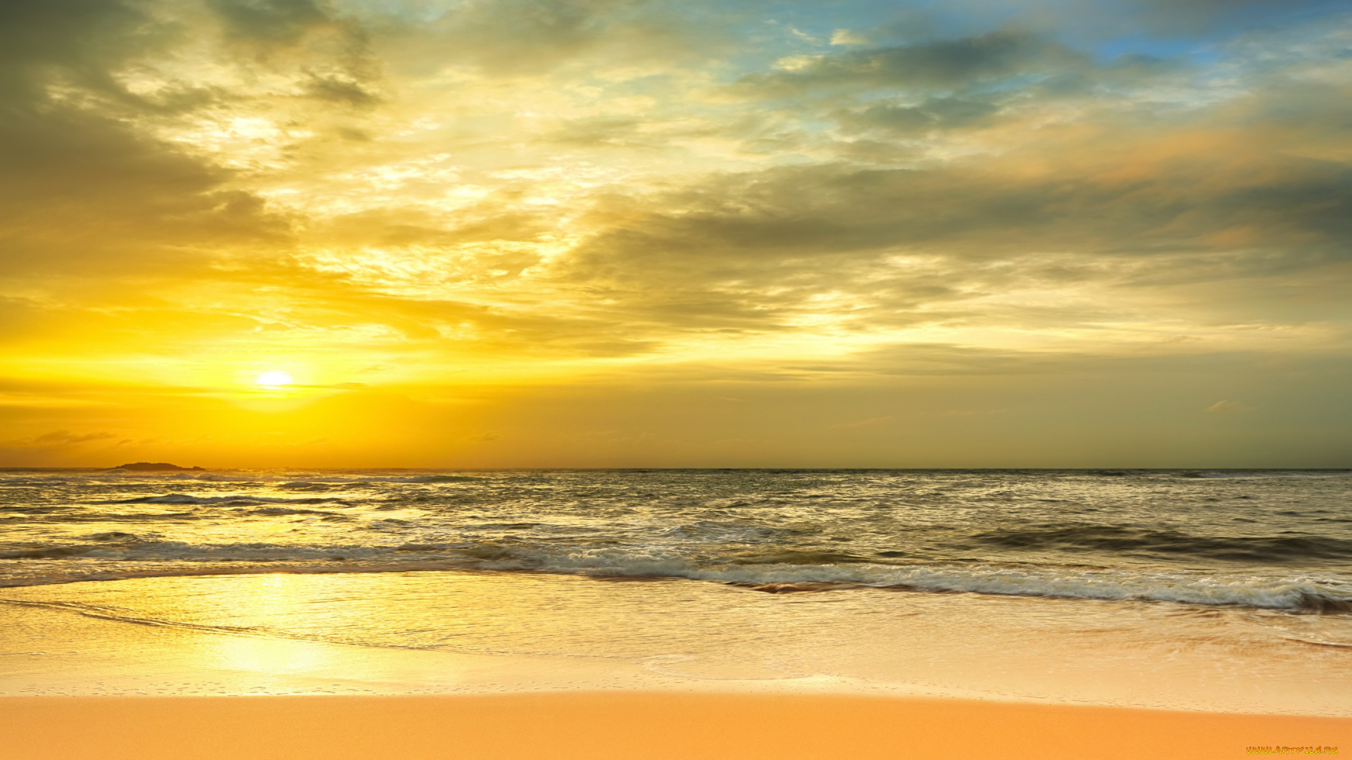 природа, восходы, закаты, закат, море, sand, wave, beach, sunset, sea