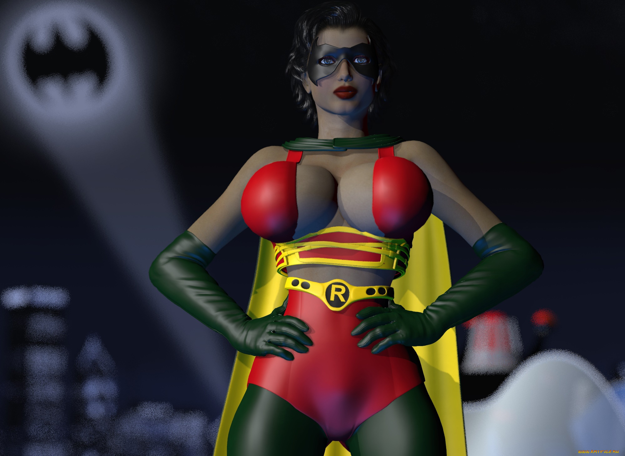 3д, графика, фантазия, , fantasy, взгляд, фон, девушка