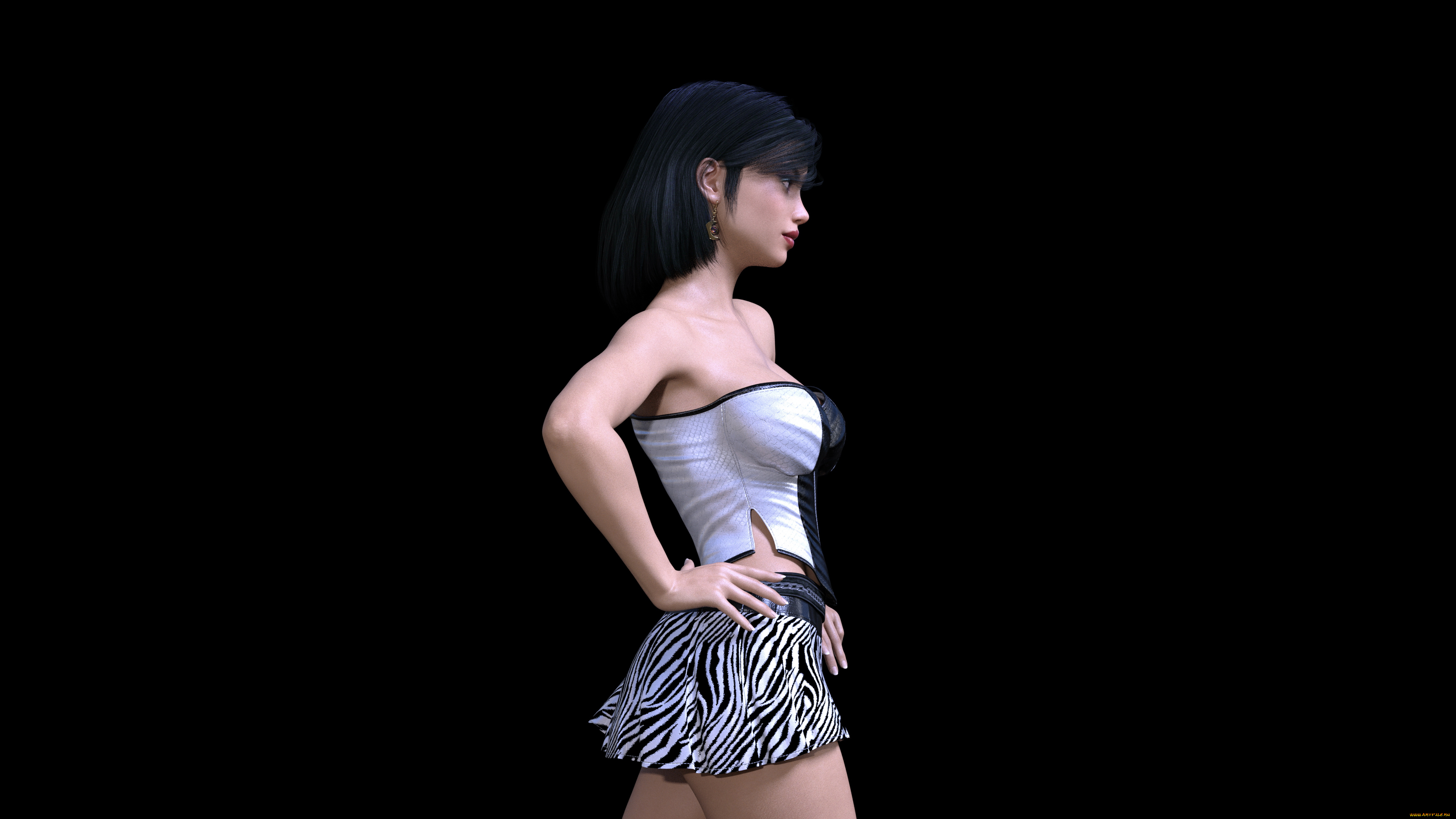 3д, графика, люди, , people, девушка, взгляд, фон