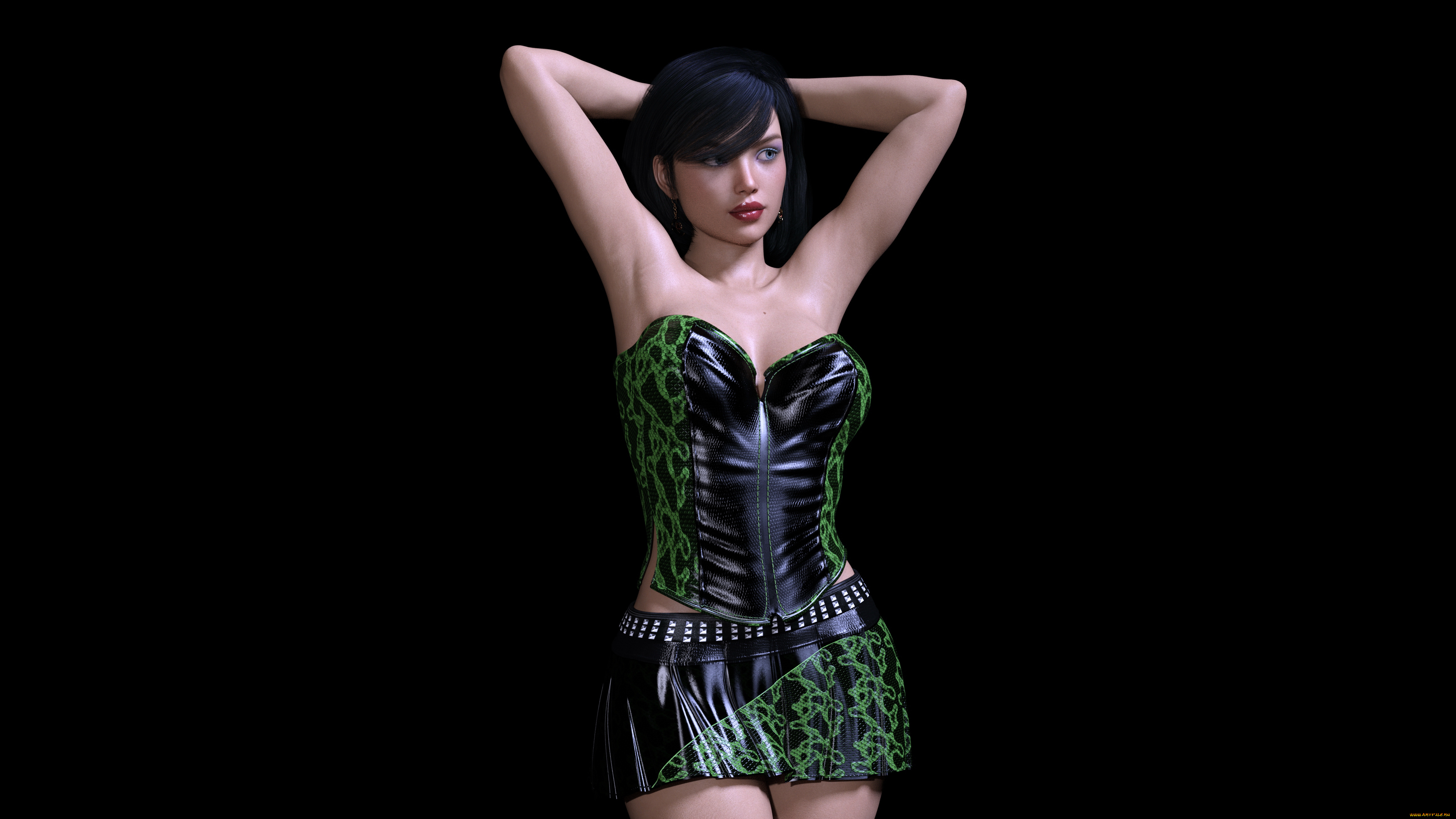 3д, графика, люди, , people, фон, взгляд, девушка