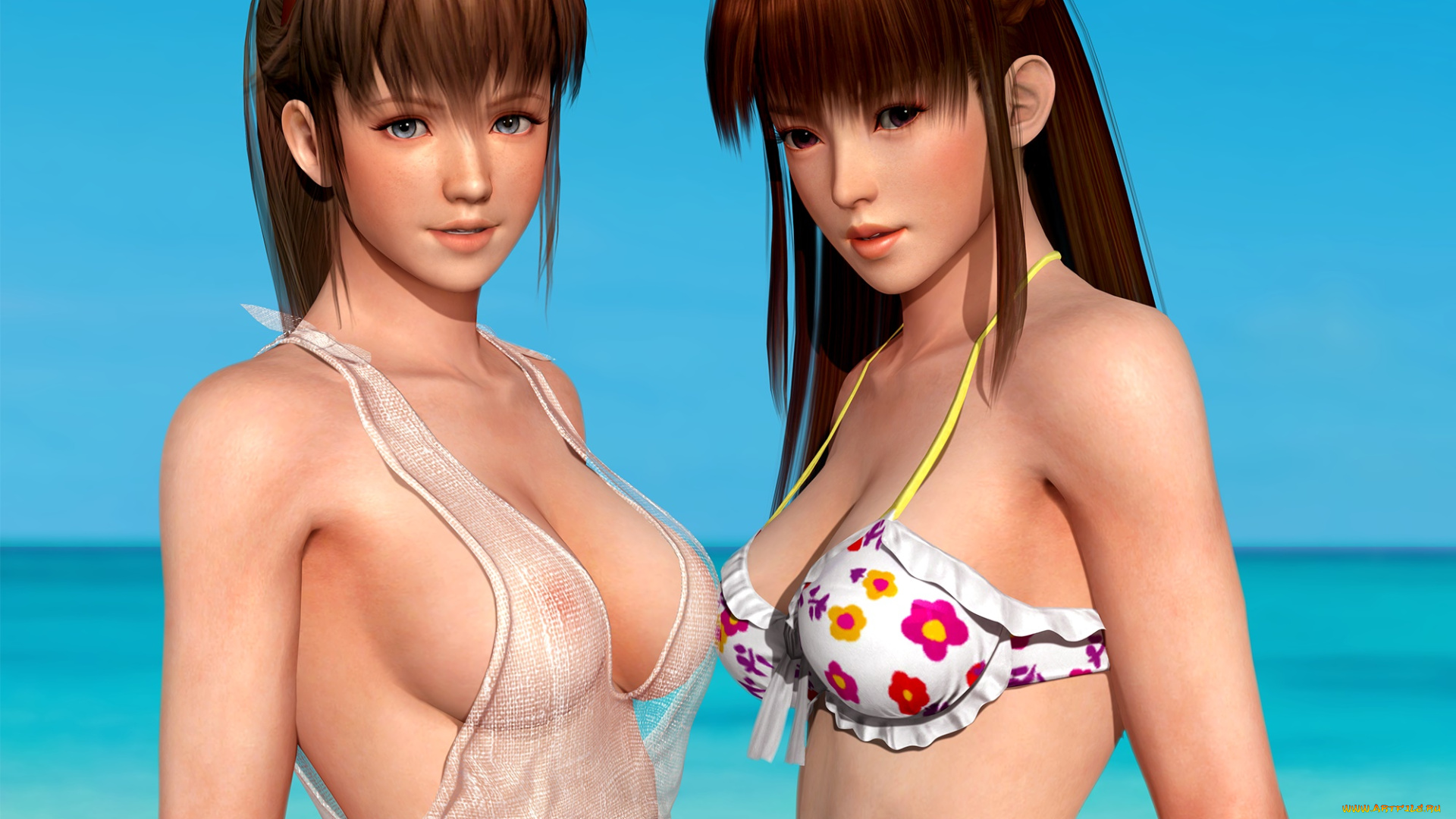 3д, графика, люди, , people, девушки, фон, взгляд