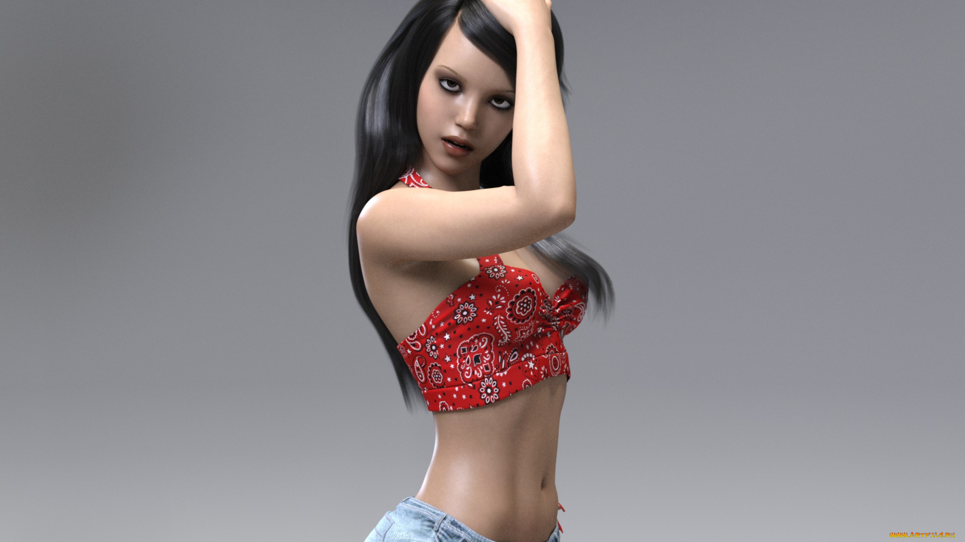 3д, графика, люди, , people, взгляд, фон, девушка