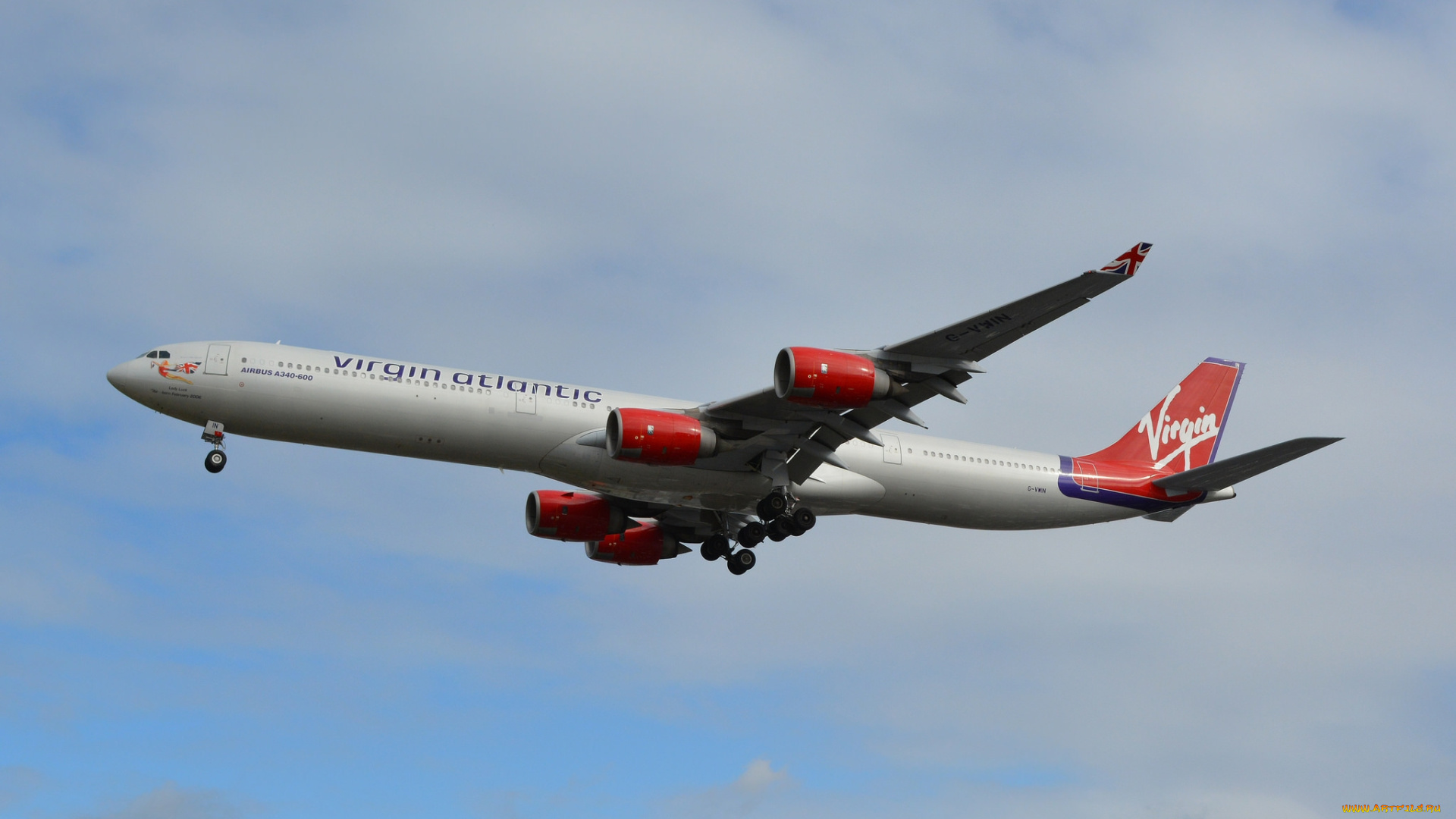 airbus, a340-600, авиация, пассажирские, самолёты, авиалайнер