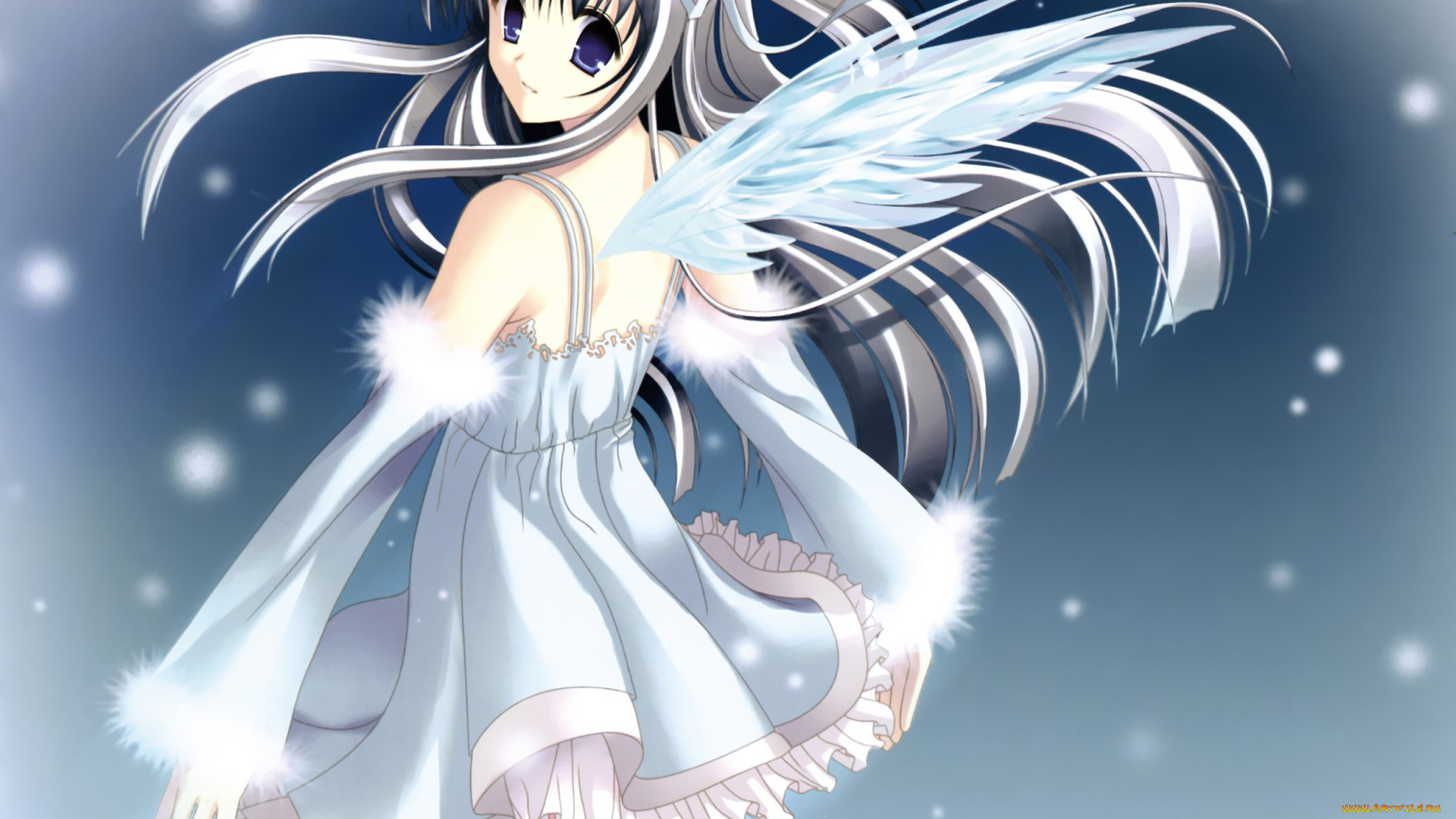 аниме, ангелы, , демоны, девушка