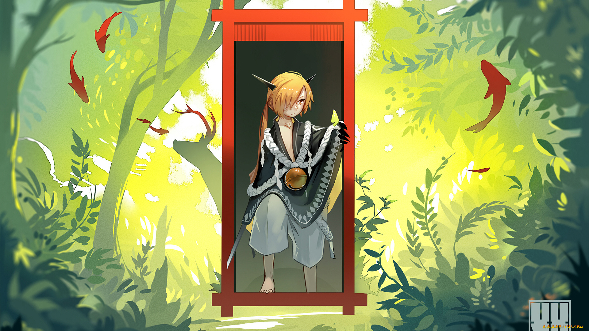 аниме, ангелы, , демоны, мальчик