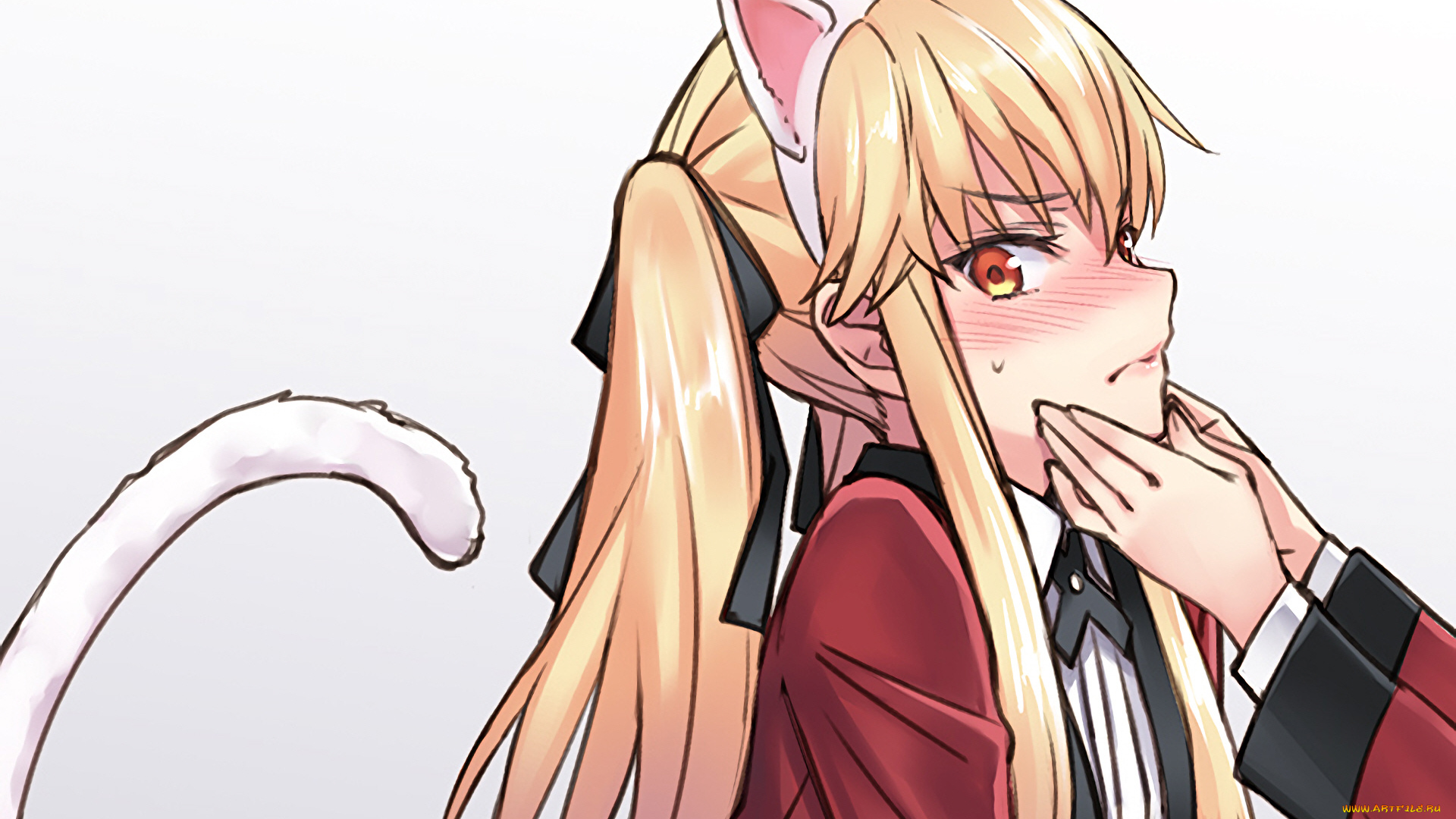 аниме, kakegurui, девушка