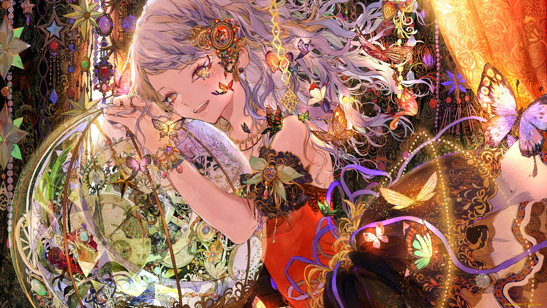 аниме, магия, , колдовство, , halloween, девушка