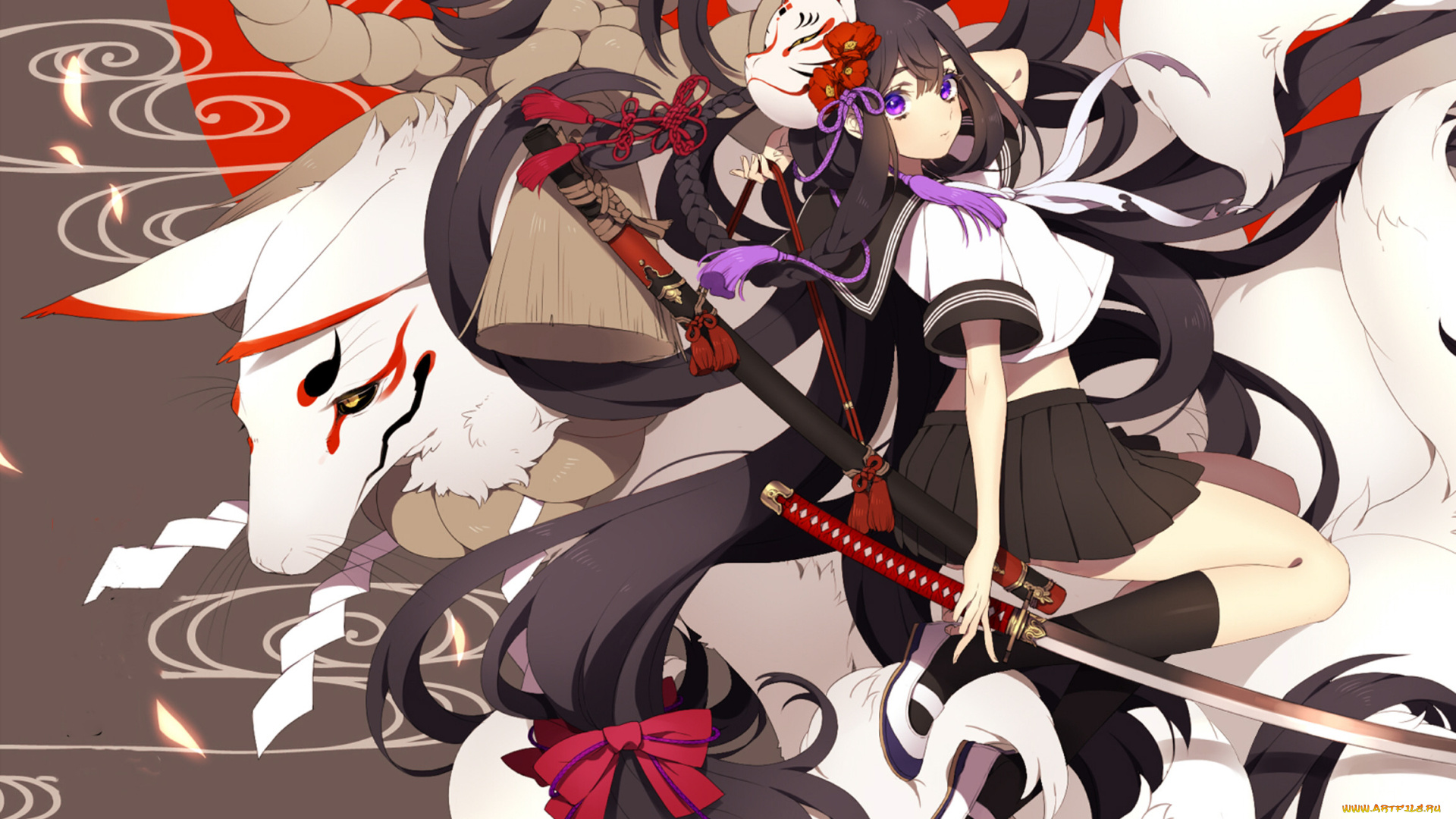 аниме, оружие, , техника, , технологии, девушка