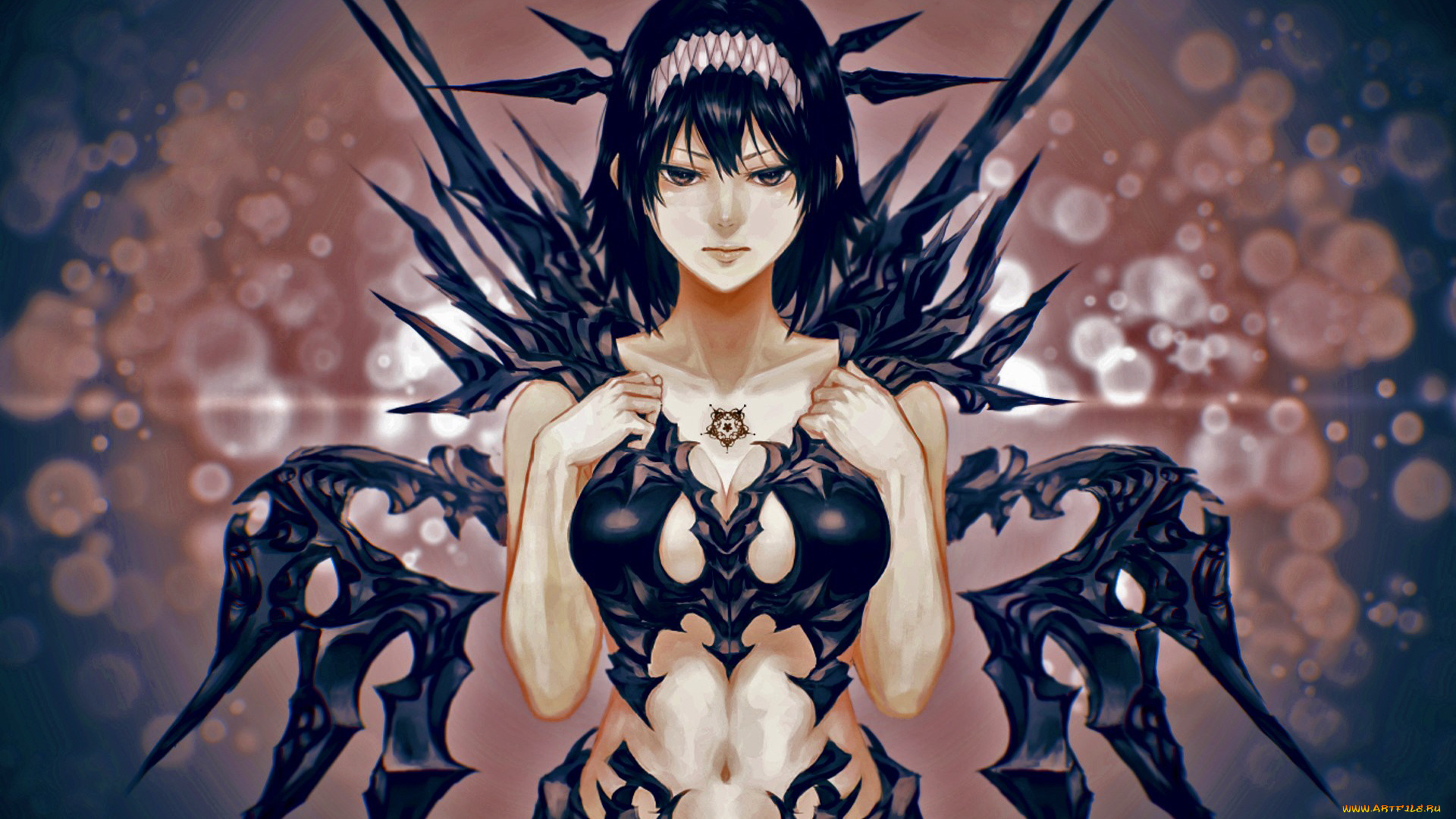 аниме, оружие, , техника, , технологии, девушка