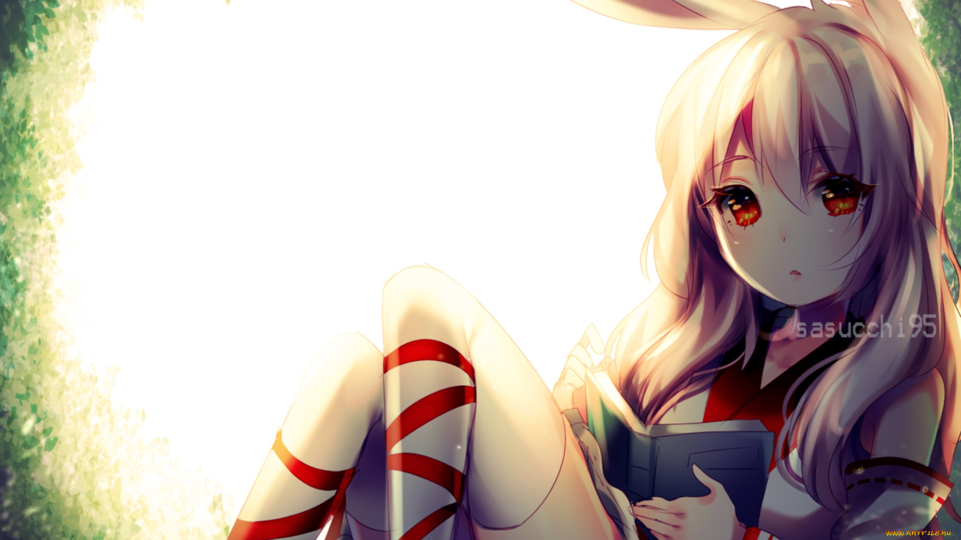 аниме, животные, , существа, девушка