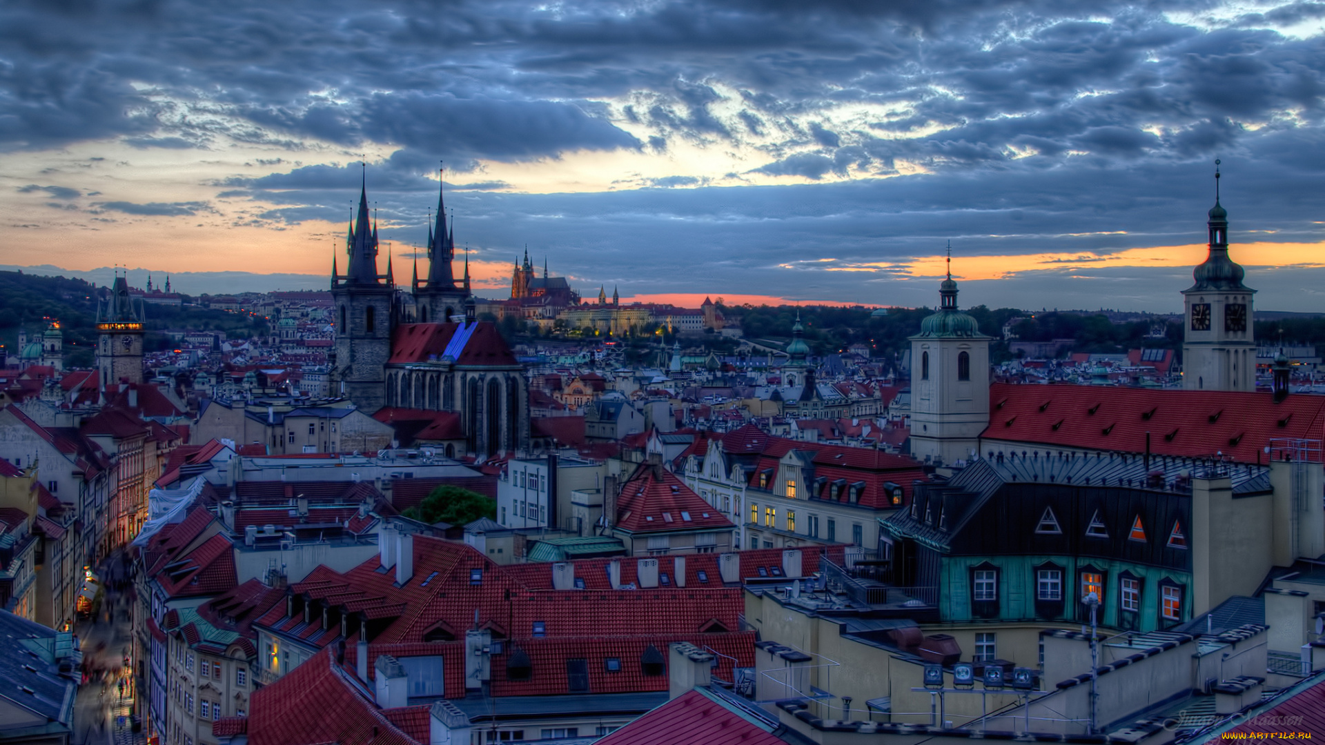 prague, города, прага, , Чехия, простор