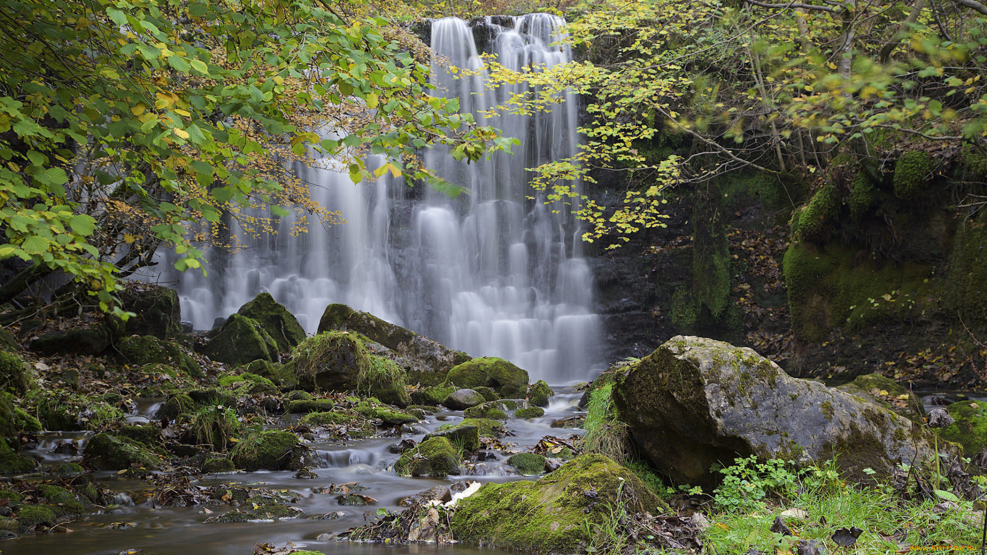 природа, водопады, простор