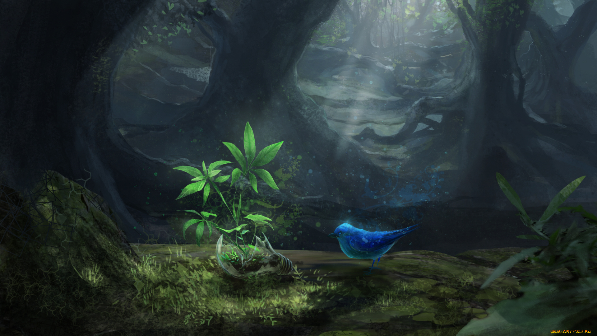 рисованное, природа