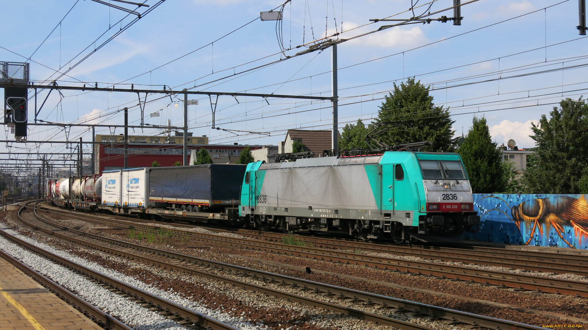 техника, электровозы, поезд