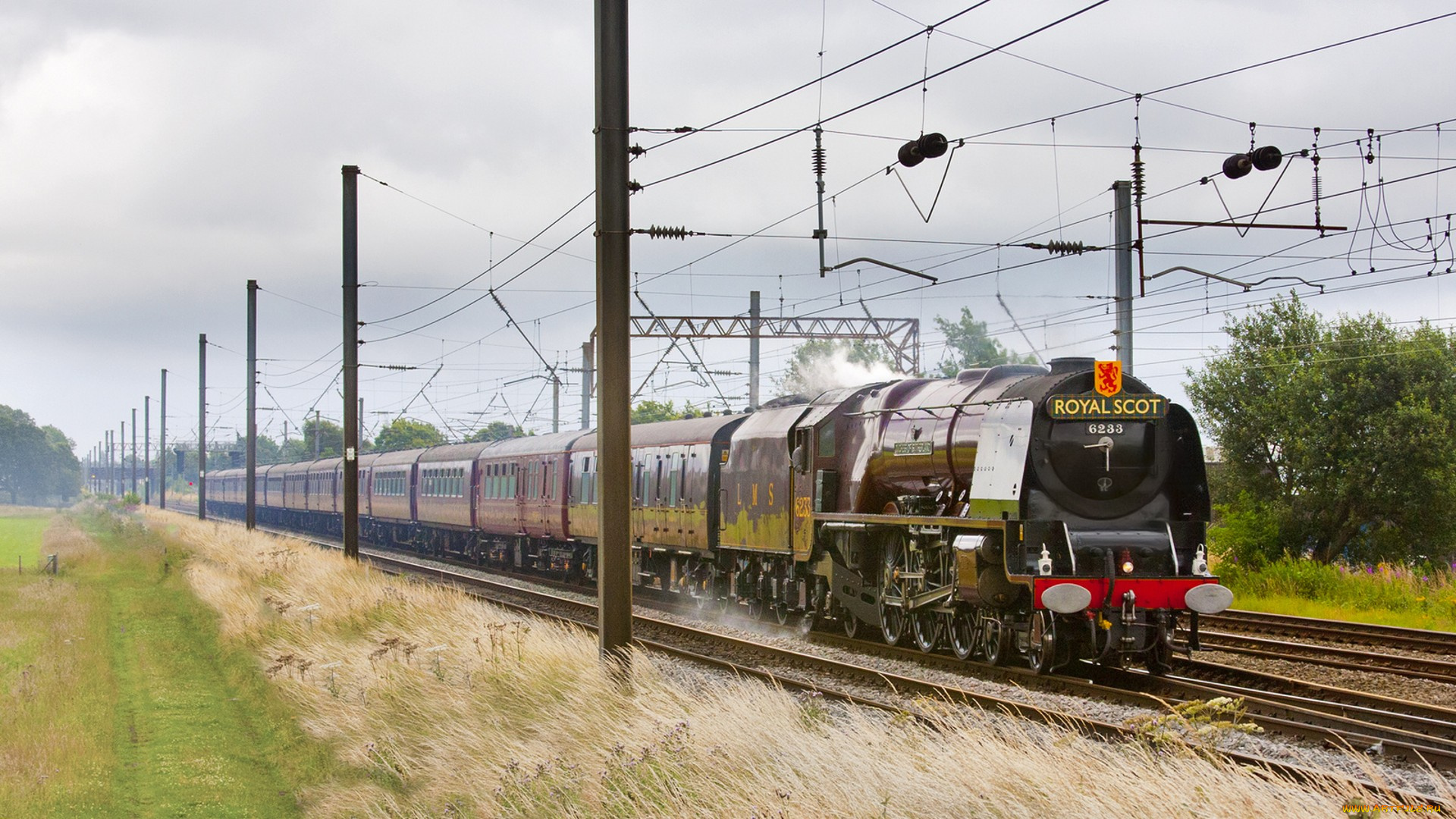 техника, паровозы, паровоз, рельсы