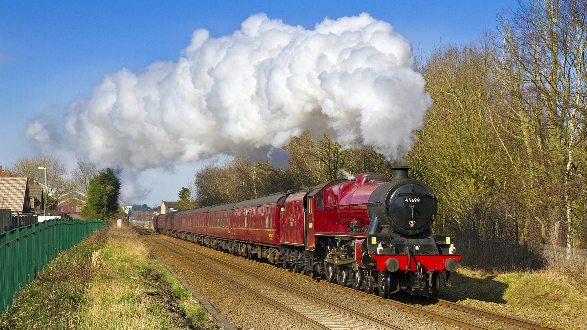 техника, паровозы, паровоз, рельсы