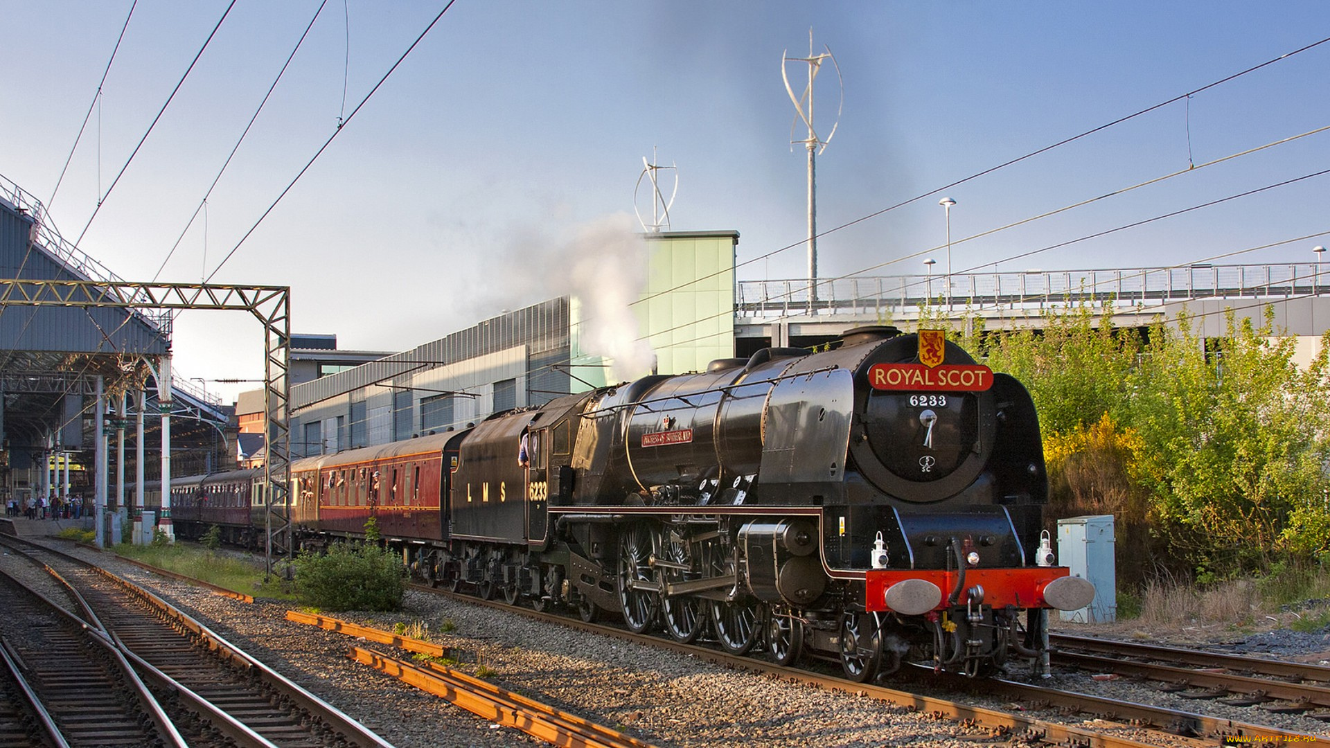 техника, паровозы, паровоз, рельсы