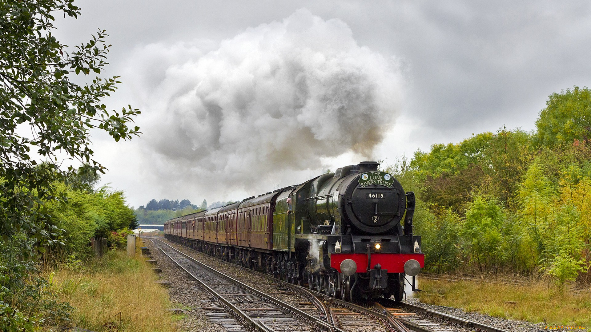 техника, паровозы, паровоз, рельсы