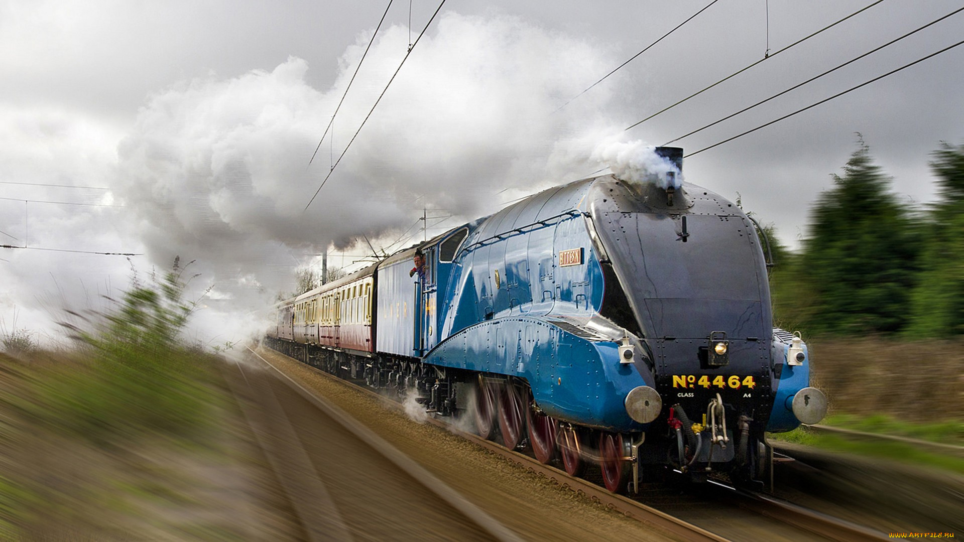 техника, паровозы, паровоз, рельсы