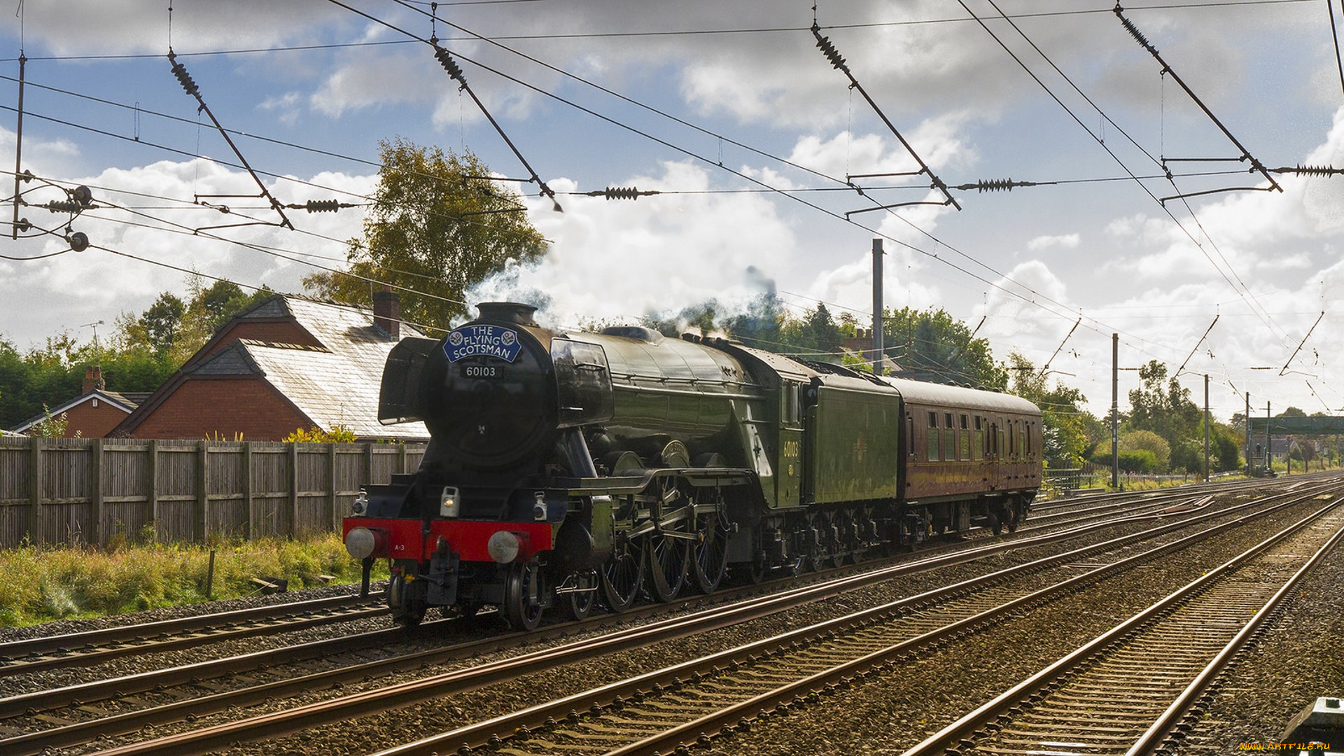 техника, паровозы, рельсы, паровоз