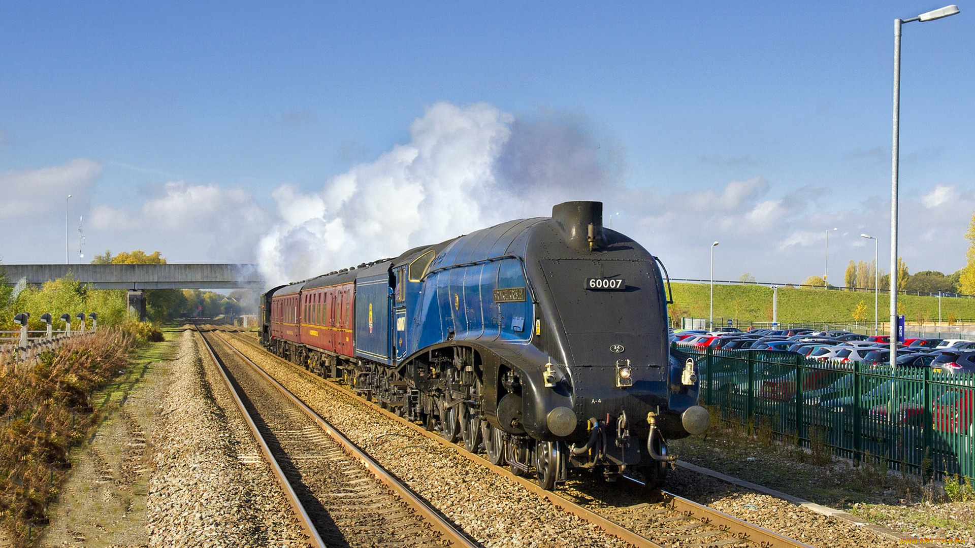 техника, паровозы, рельсы, паровоз