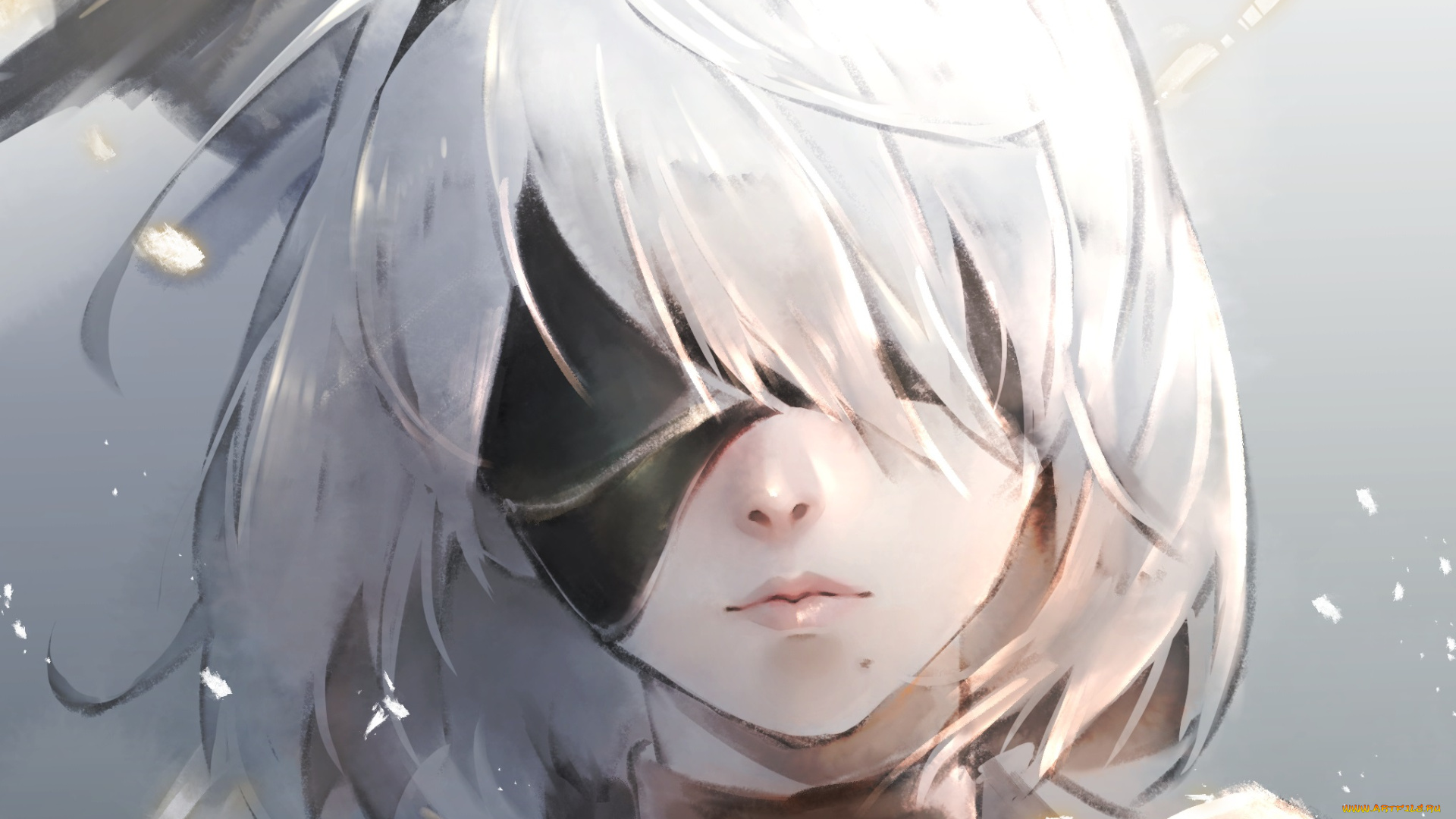 видео, игры, nier, , automata, девушка