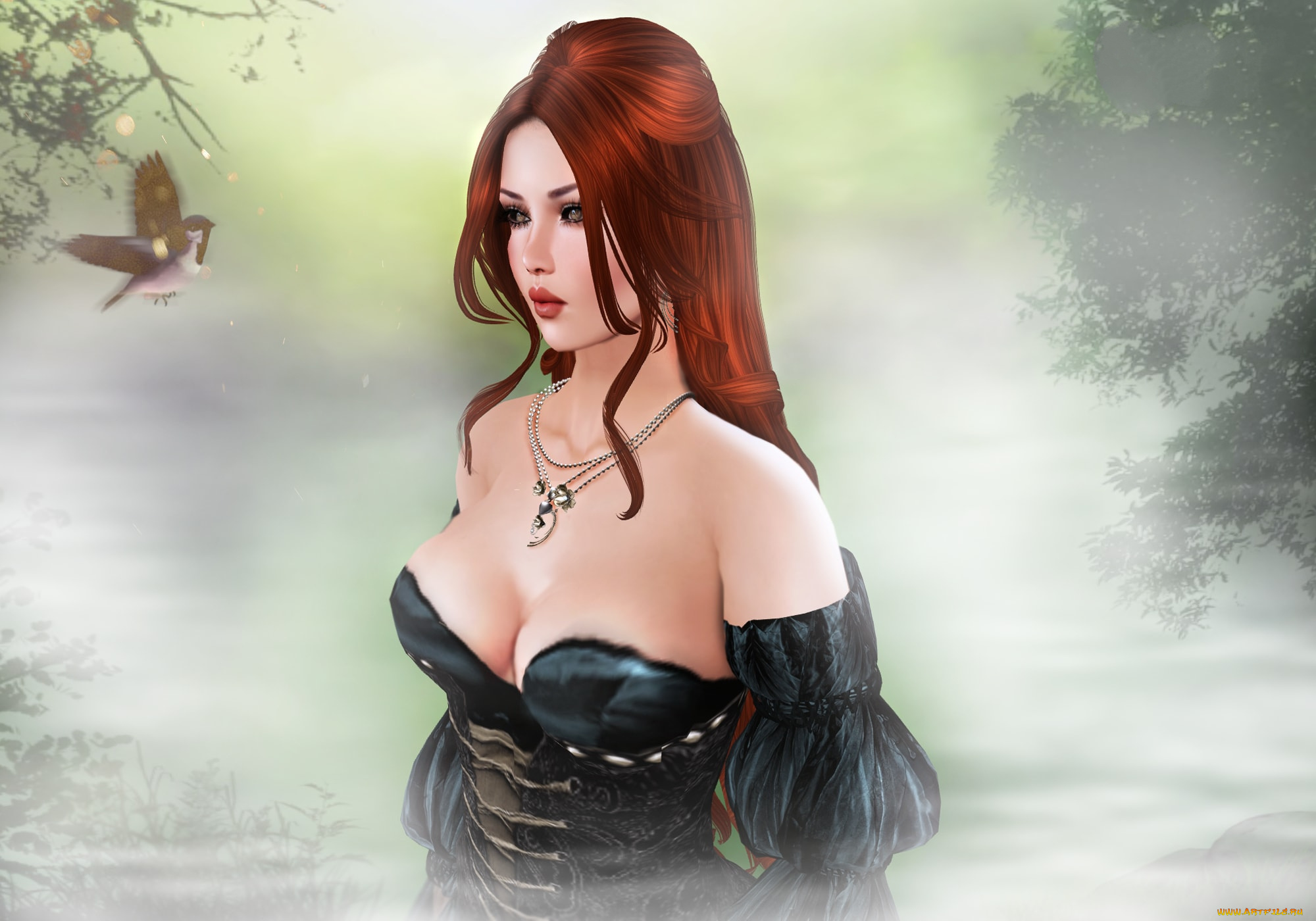 3д, графика, фантазия, , fantasy, девушка