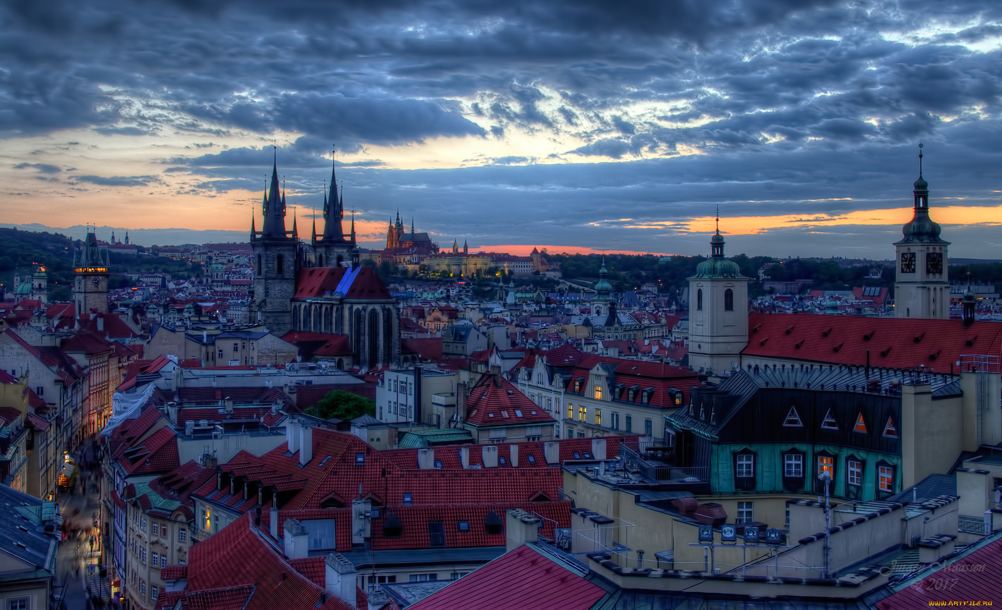 prague, города, прага, , Чехия, простор